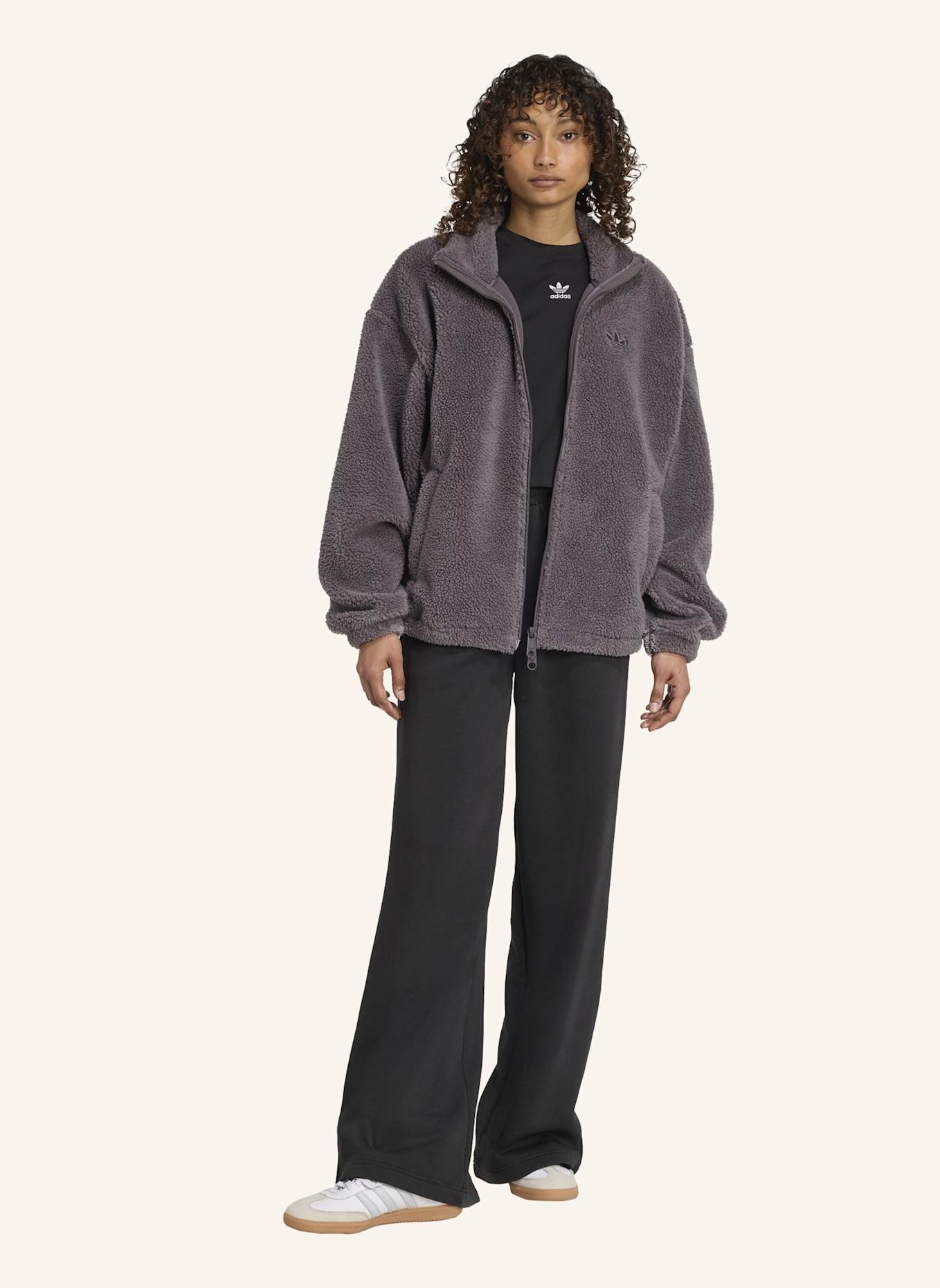 adidas Originals ESSENTIALS WIDE LEG HOSE: SCHWARZ