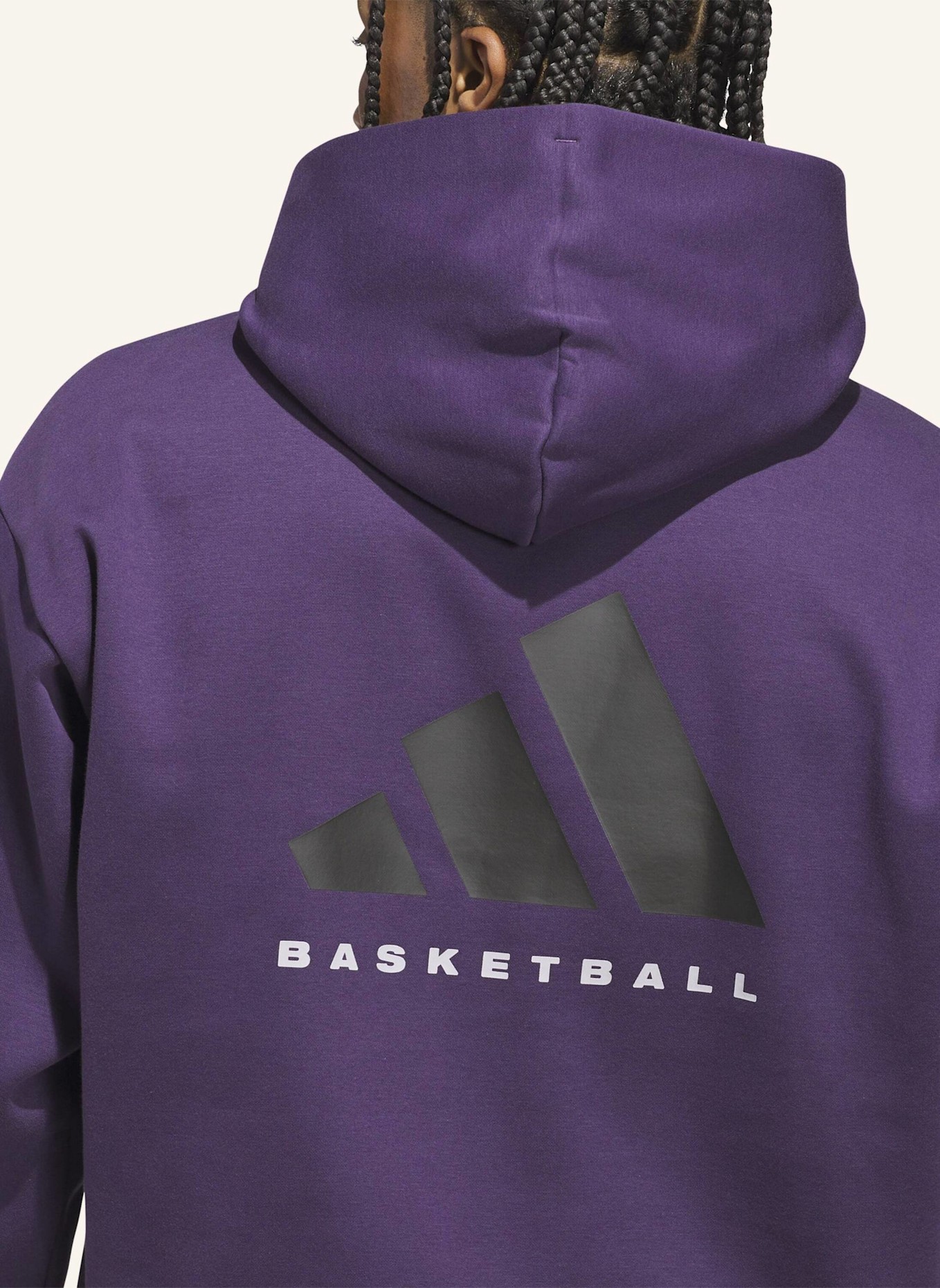 adidas ADIDAS BASKETBALL HOODIE – GENDERNEUTRAL: LILA