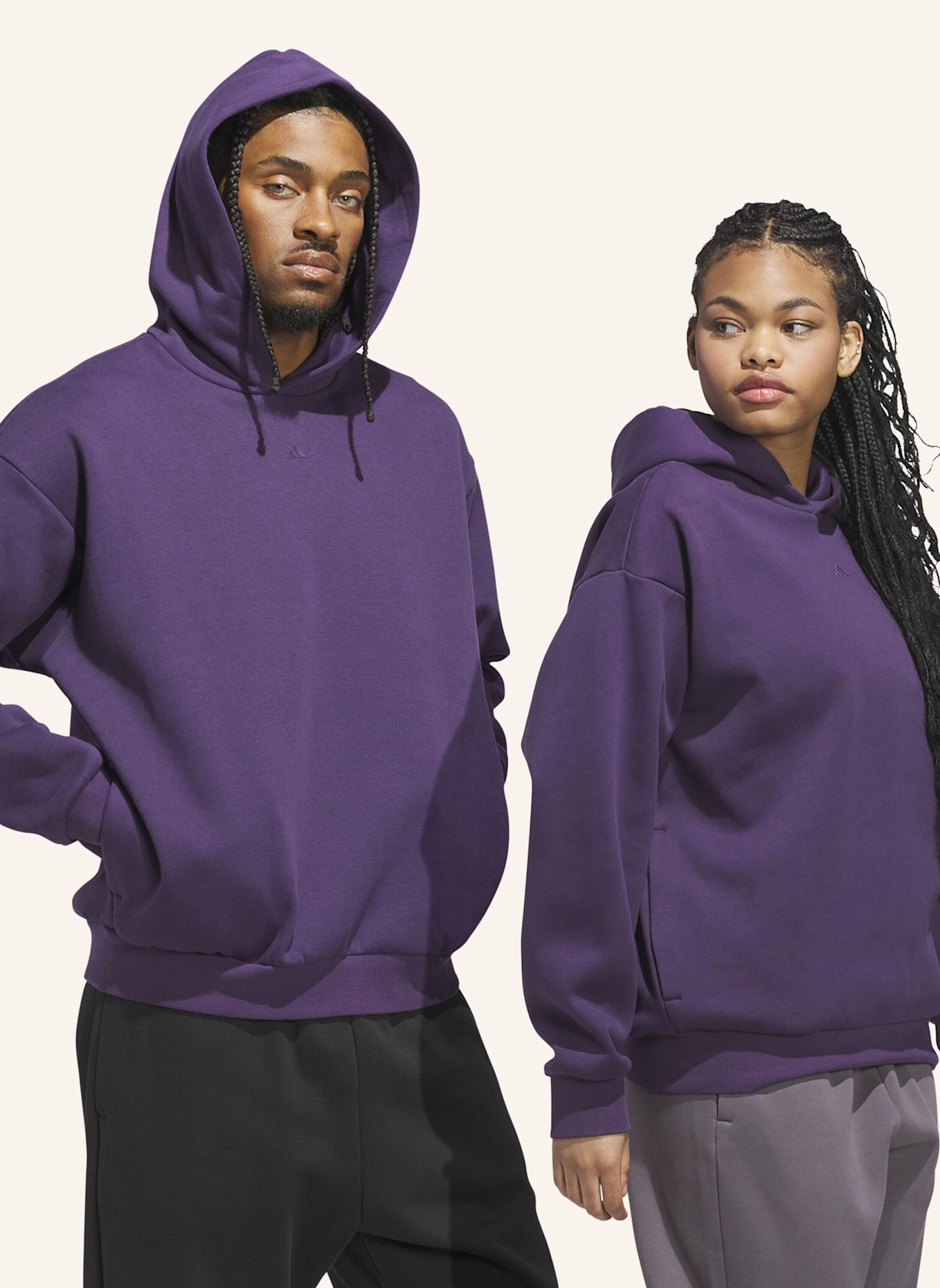 adidas ADIDAS BASKETBALL HOODIE – GENDERNEUTRAL: LILA