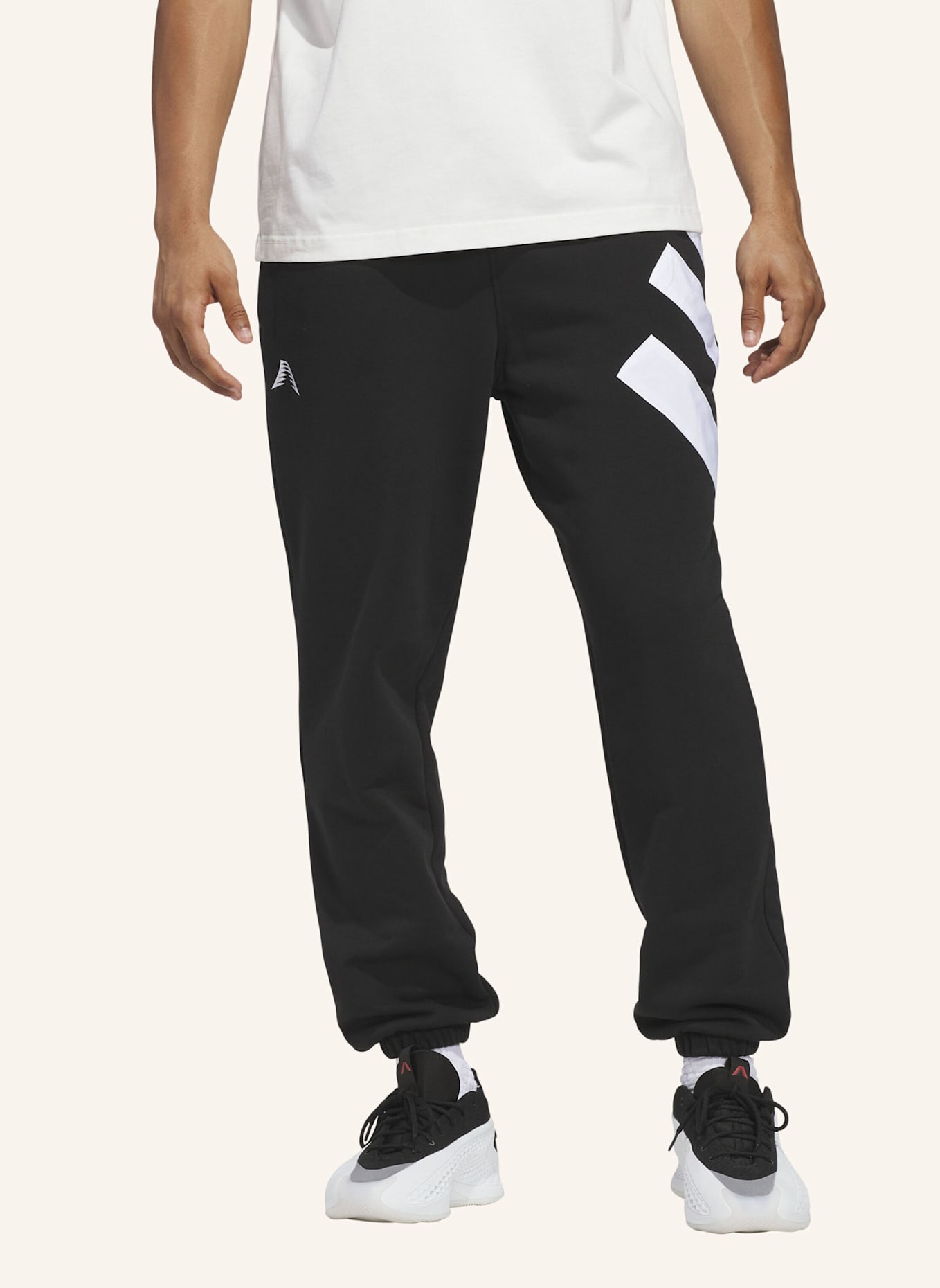 adidas Originals ANTHONY EDWARDS FOUNDATION FLEECE HOSE: SCHWARZ