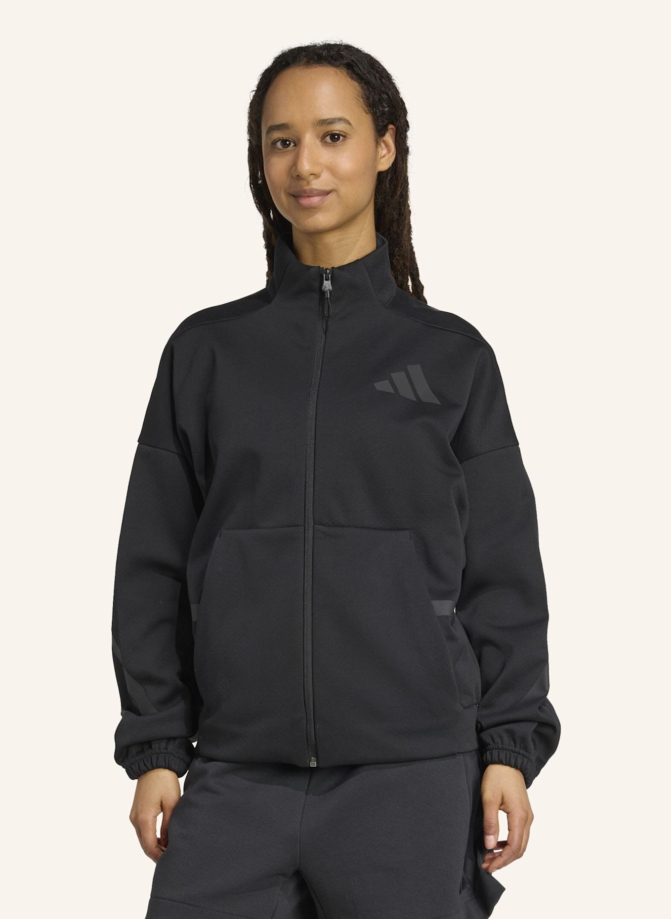 adidas Sweatjacke Z.N.E. TRACKTOP: SCHWARZ