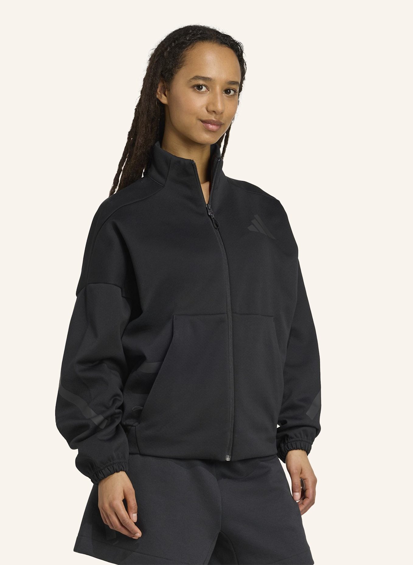 adidas Sweatjacke Z.N.E. TRACKTOP: SCHWARZ