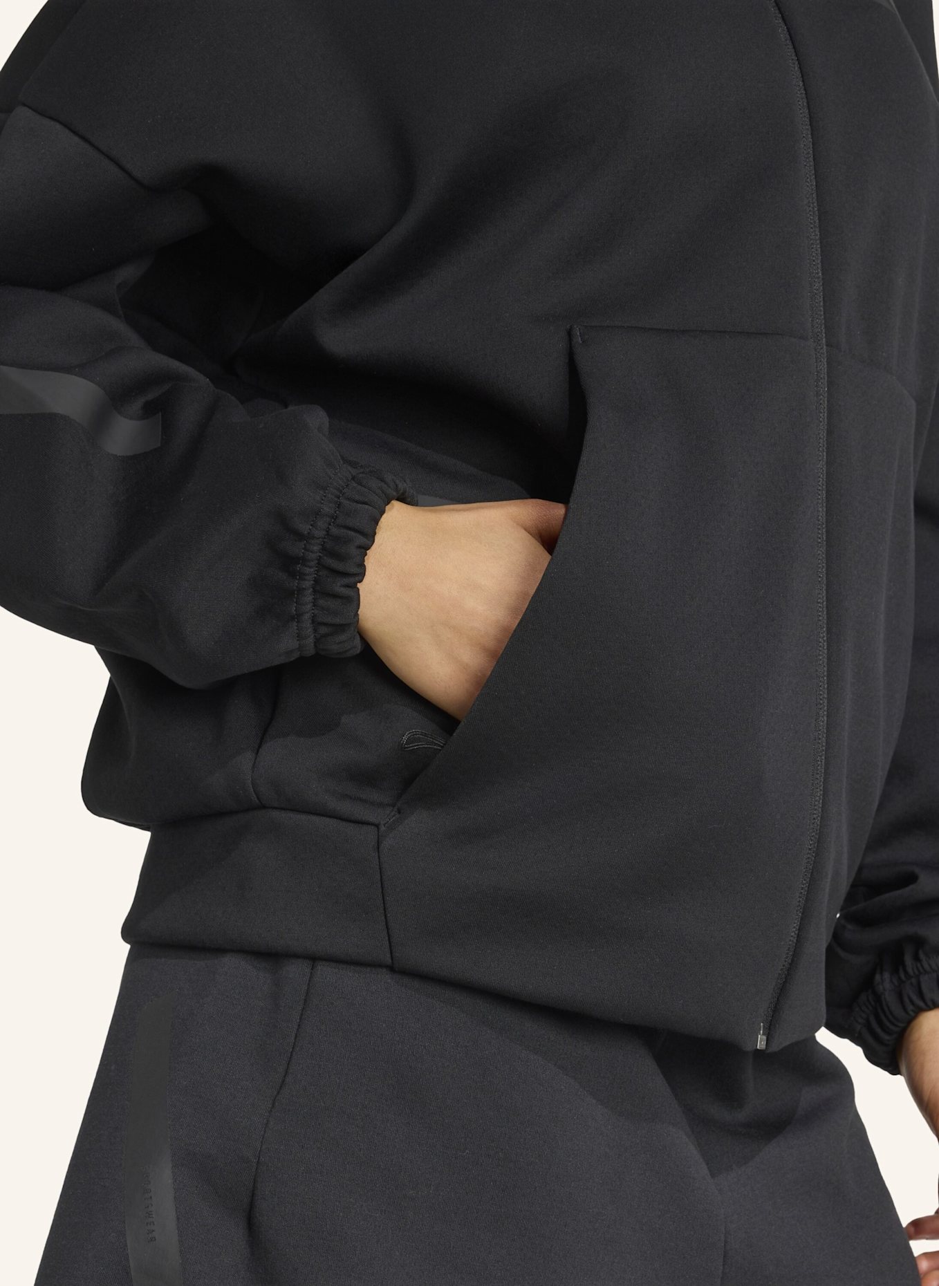 adidas Sweatjacke Z.N.E. TRACKTOP: SCHWARZ