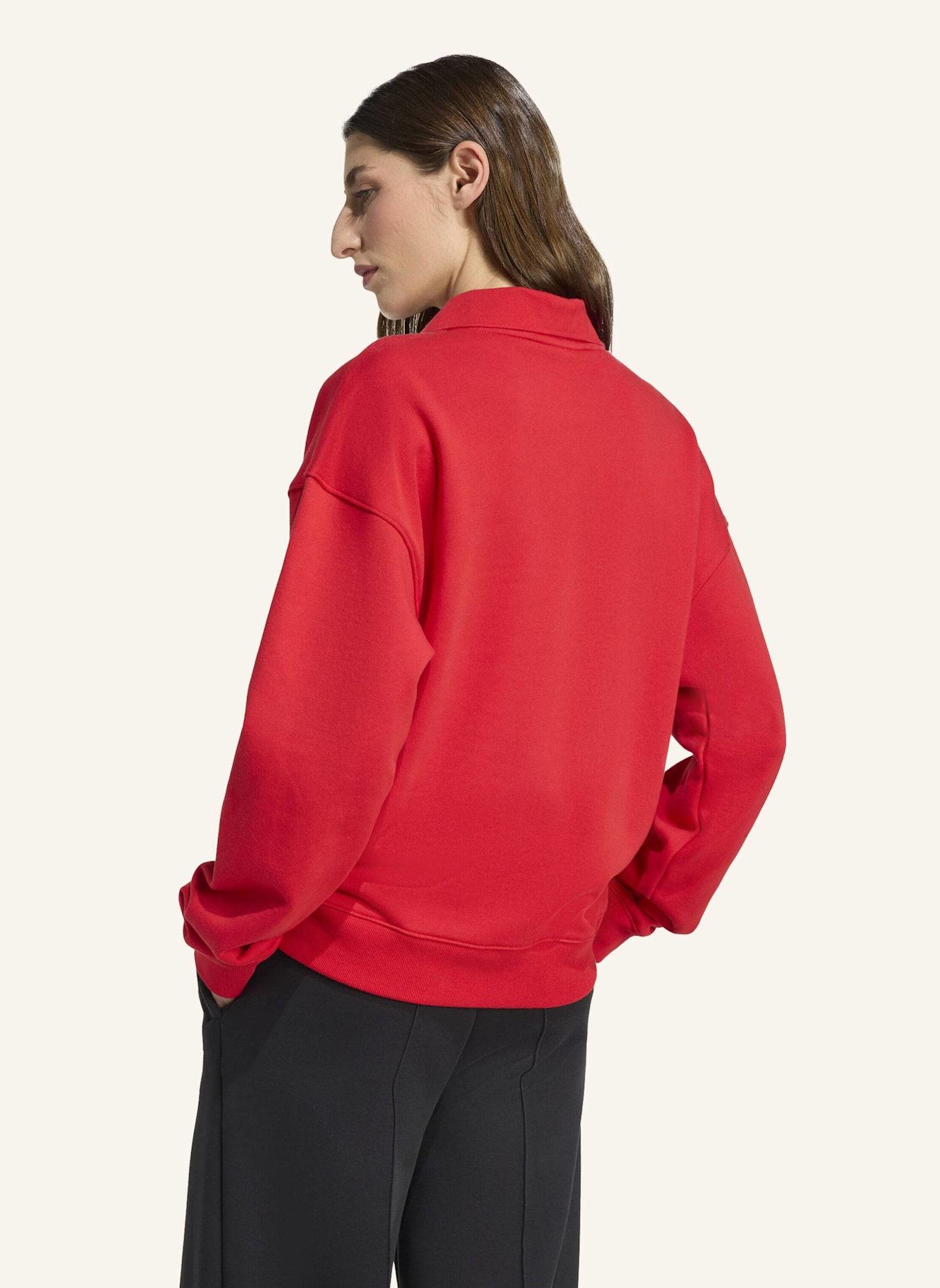 adidas Originals FUSSBALL GRAFIK SWEATSHIRT: ROT