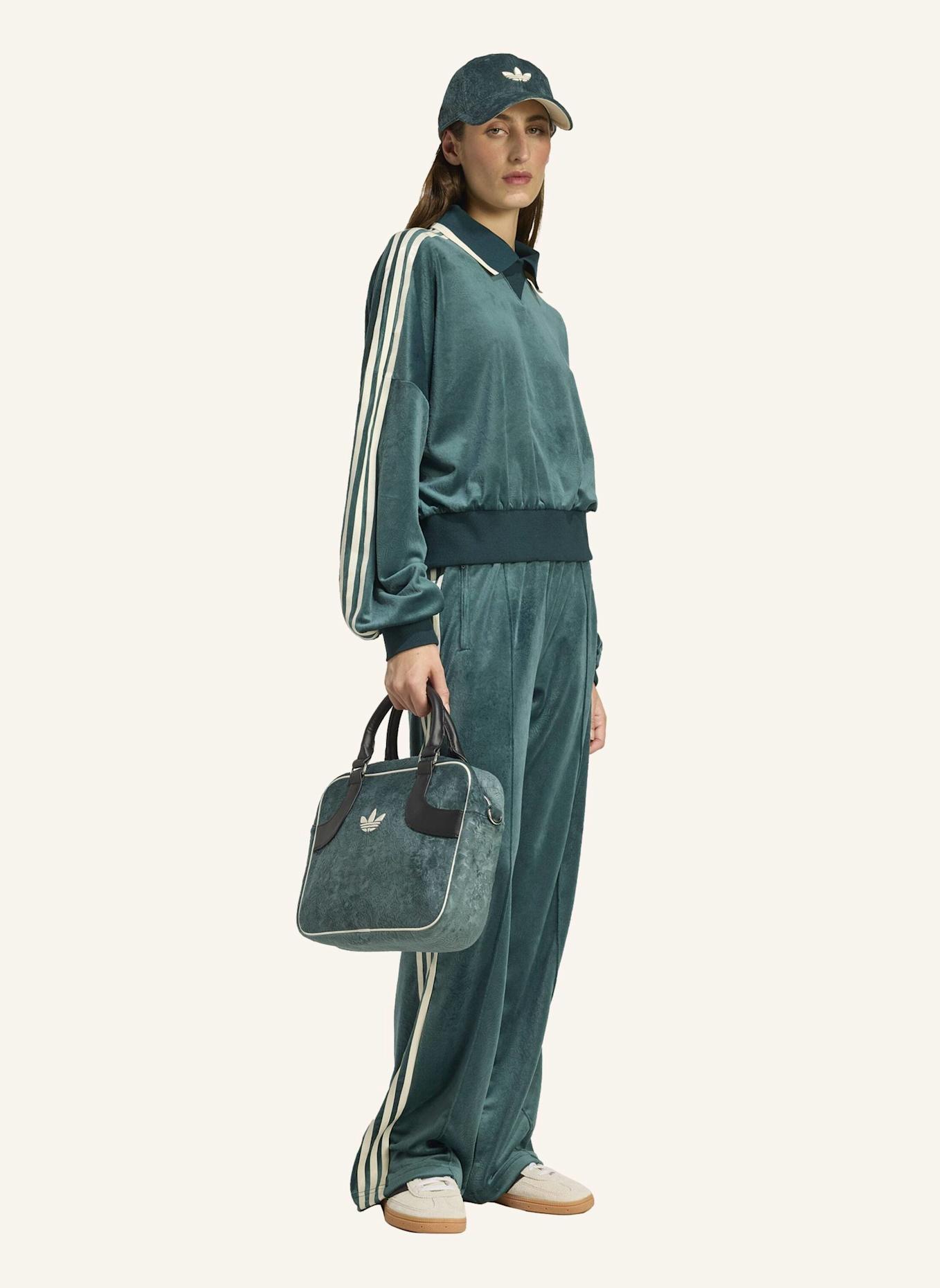 adidas Originals ADIDAS ORIGINALS X LIBERTY LONDON SWEATSHIRT, GEPRÄGTER SAMT: GRÜN