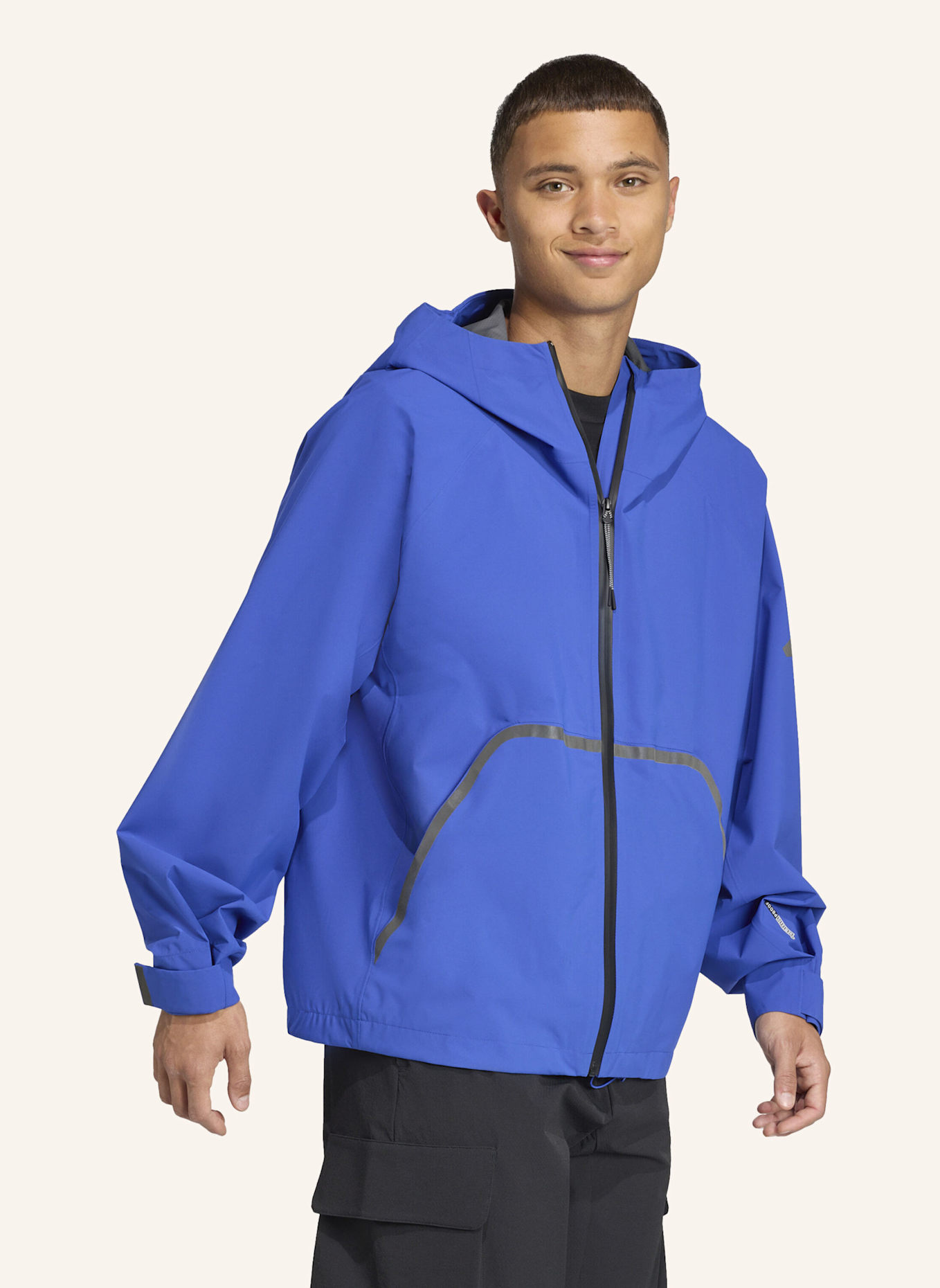 adidas MYSHELTER CLIMAPROOF REGENJACKE: BLAU