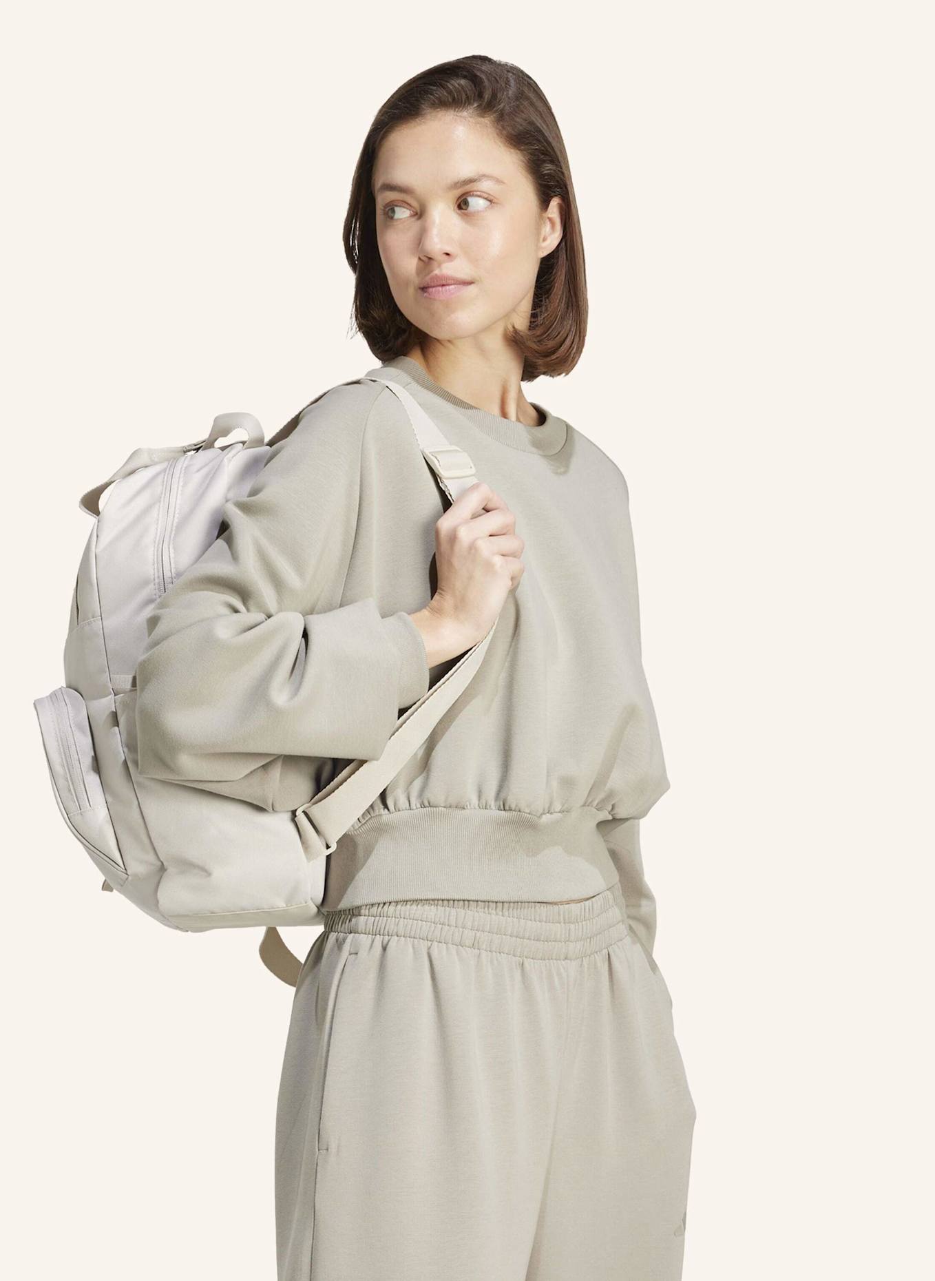 adidas Sweatshirt SOFT LUX: SILBER