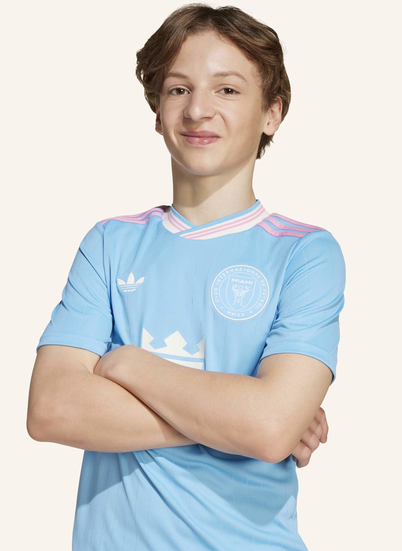 adidas INTER MIAMI CF 25/26 AUSWEICHTRIKOT FÜR KINDER: BLAU