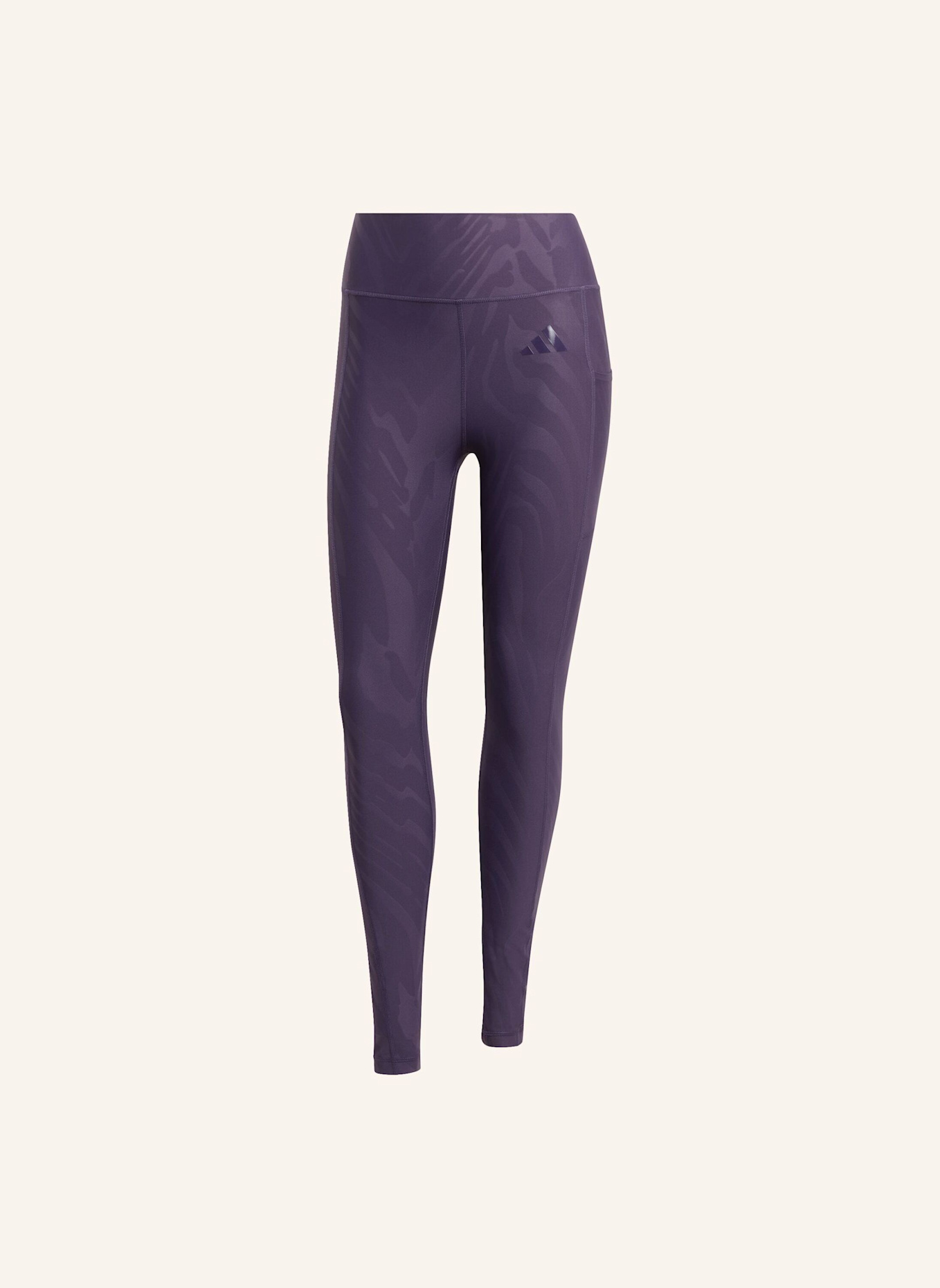 adidas OPTIME AOP FULL-LENGTH LEGGINGS: LILA