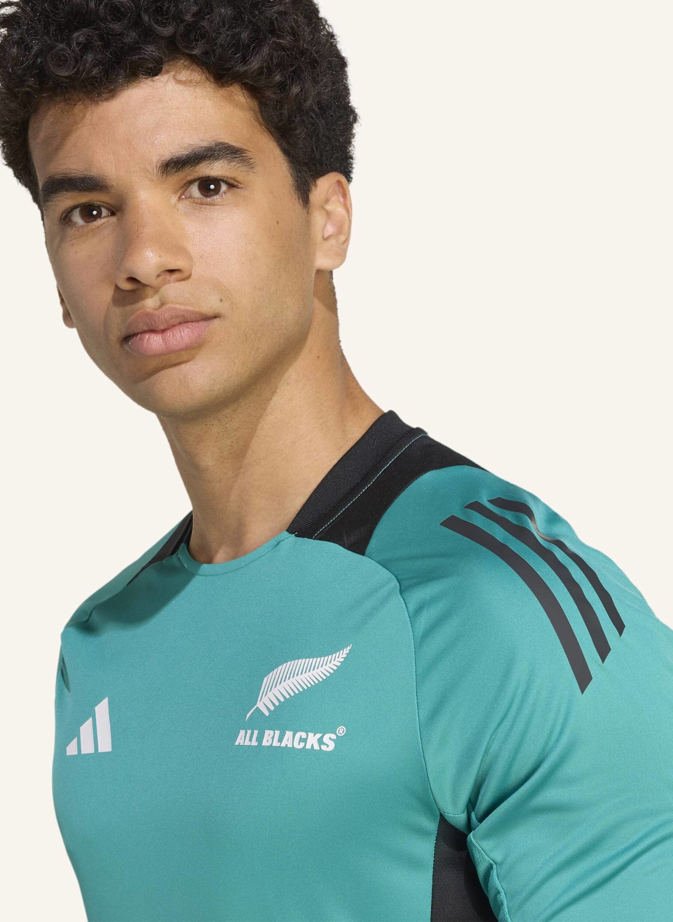 adidas ALL BLACKS PERFORMANCE T-SHIRT: TÜRKIS