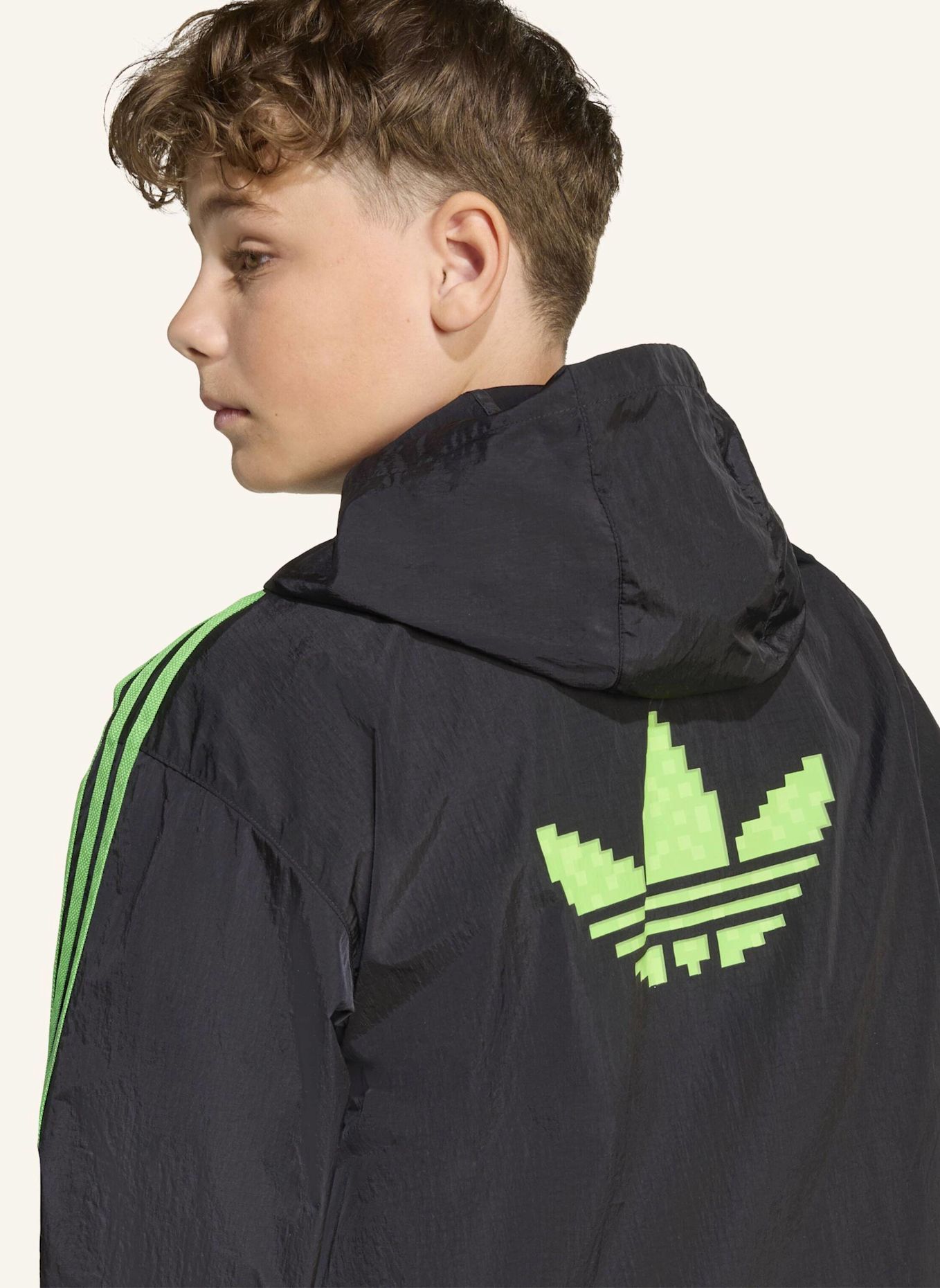 adidas Originals ADIDAS ORIGINALS X MINECRAFT WINDBREAKER KIDS: SCHWARZ