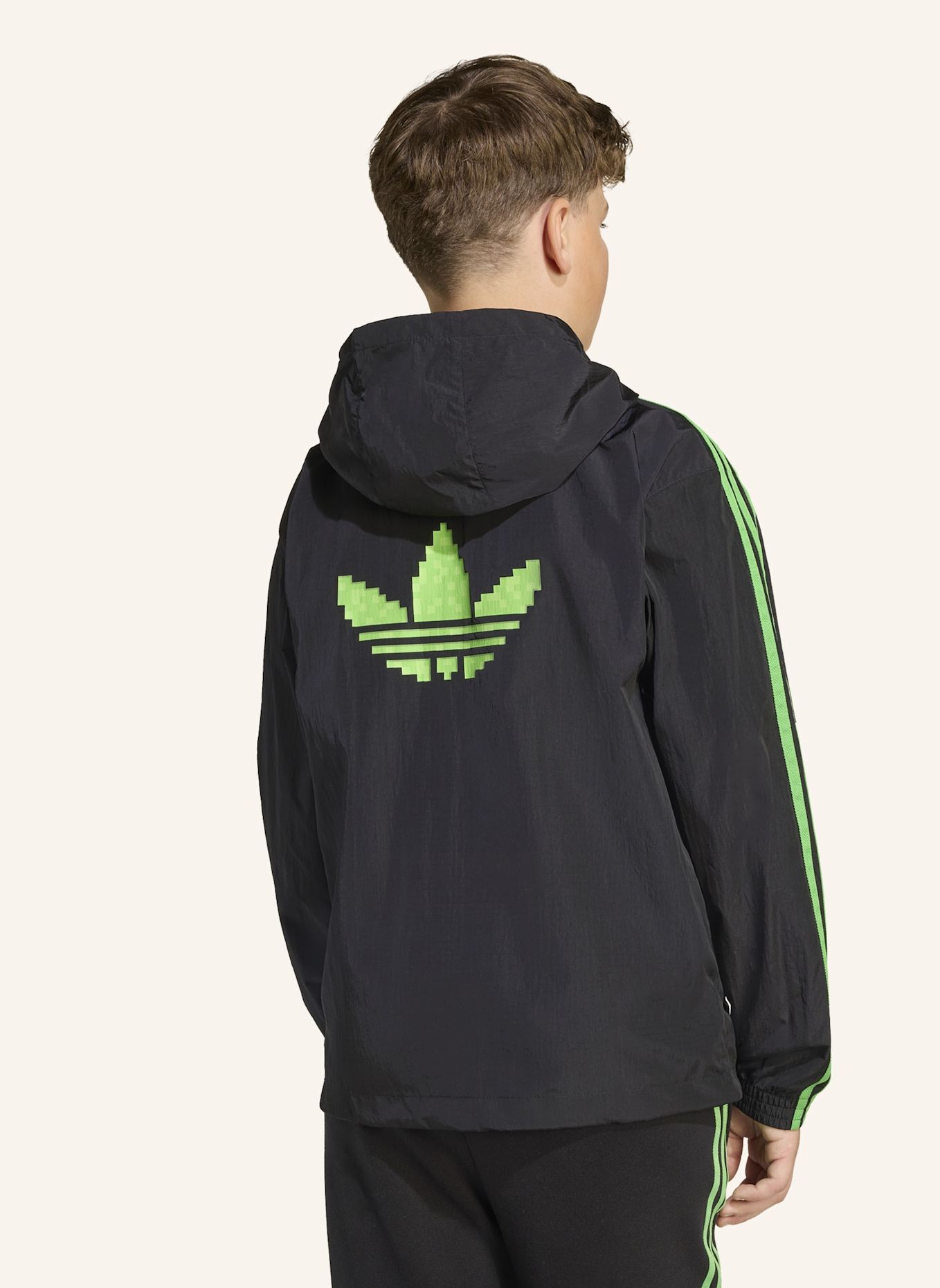 adidas Originals ADIDAS ORIGINALS X MINECRAFT WINDBREAKER KIDS: SCHWARZ