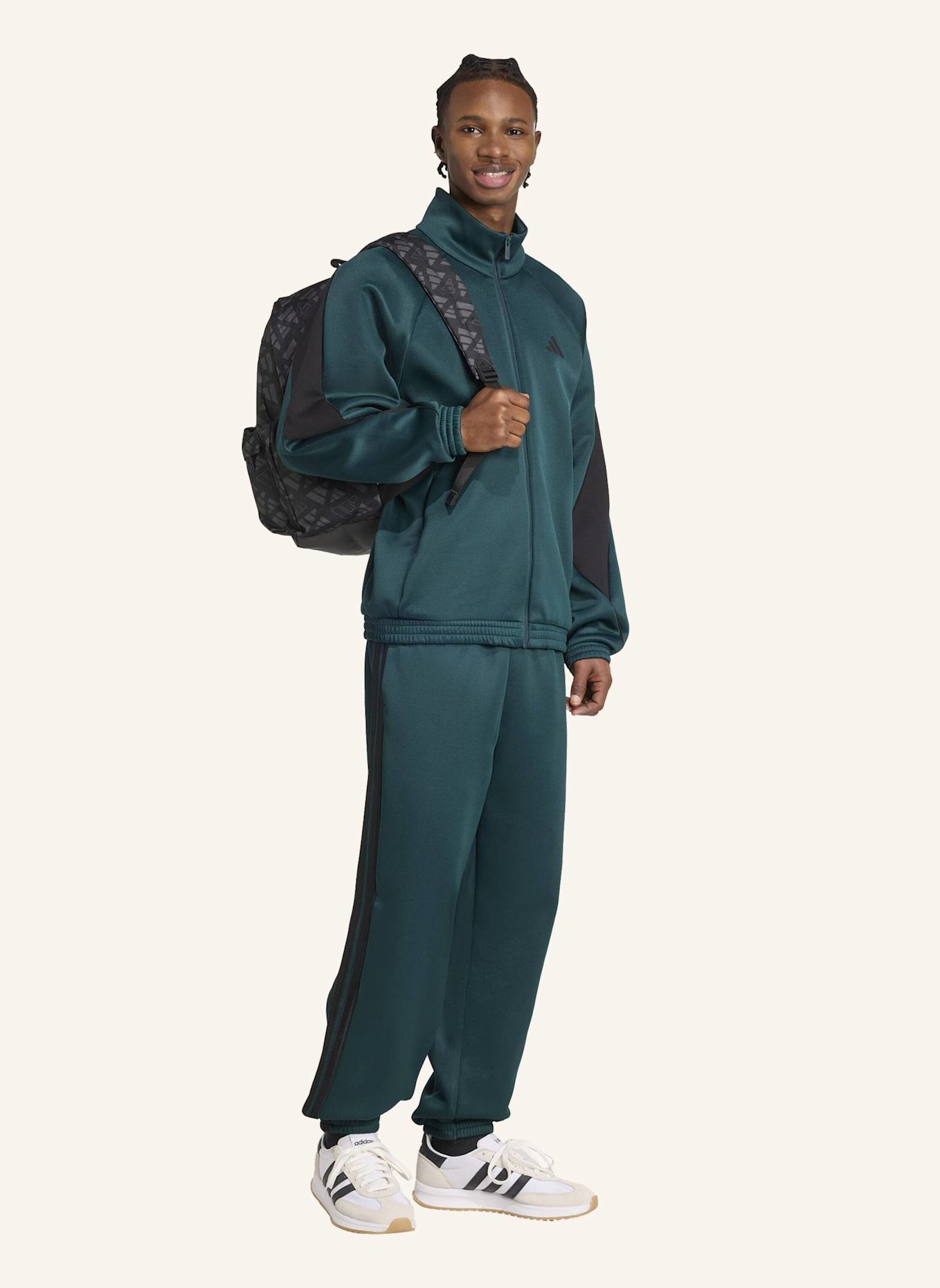 adidas STADIUM TRAININGSJACKE: GRÜN/ TÜRKIS/ SCHWARZ