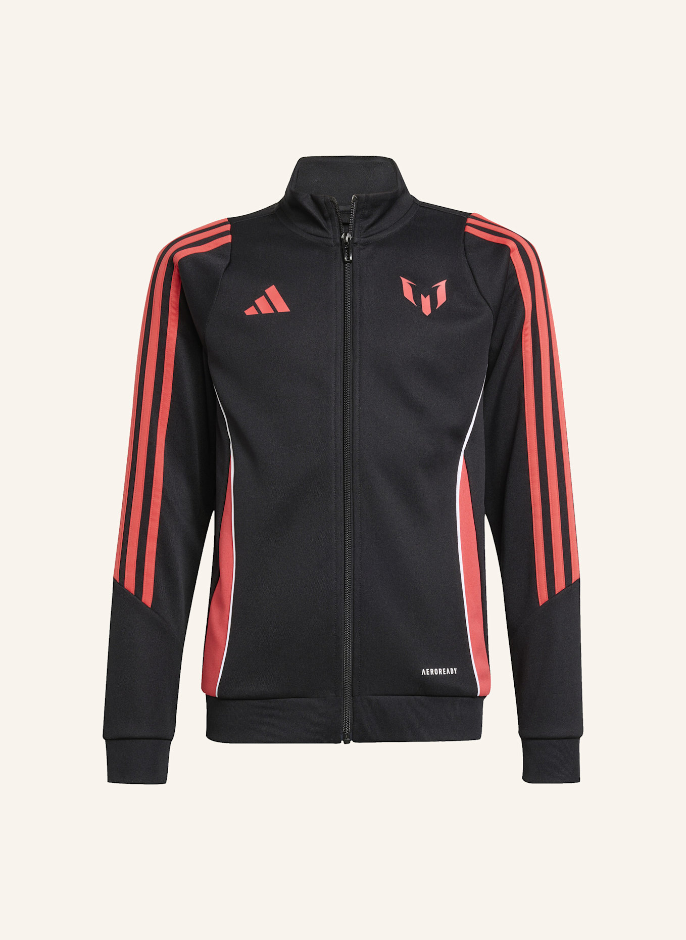 adidas MESSI KIDS JACKE: SCHWARZ