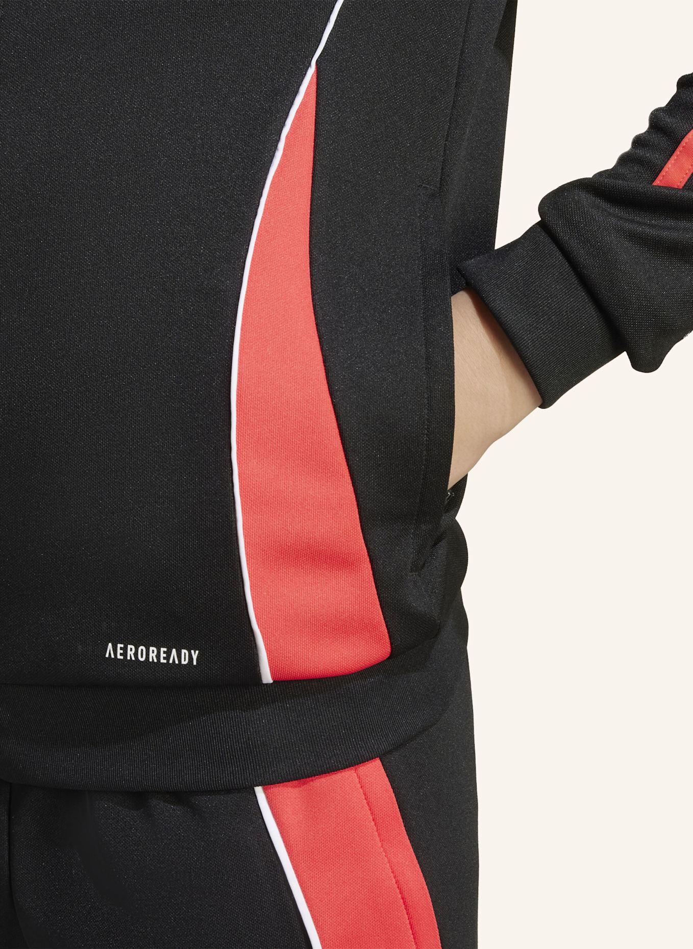 adidas MESSI KIDS JACKE: SCHWARZ