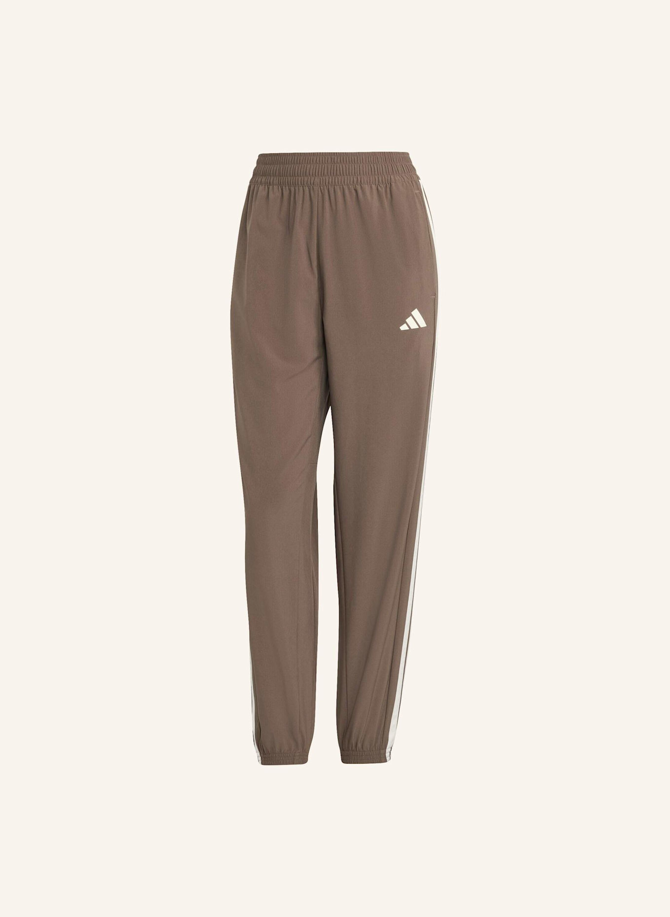 adidas Track Pants ESSENTIALS 3-STREIFEN: BRAUN/ WEISS
