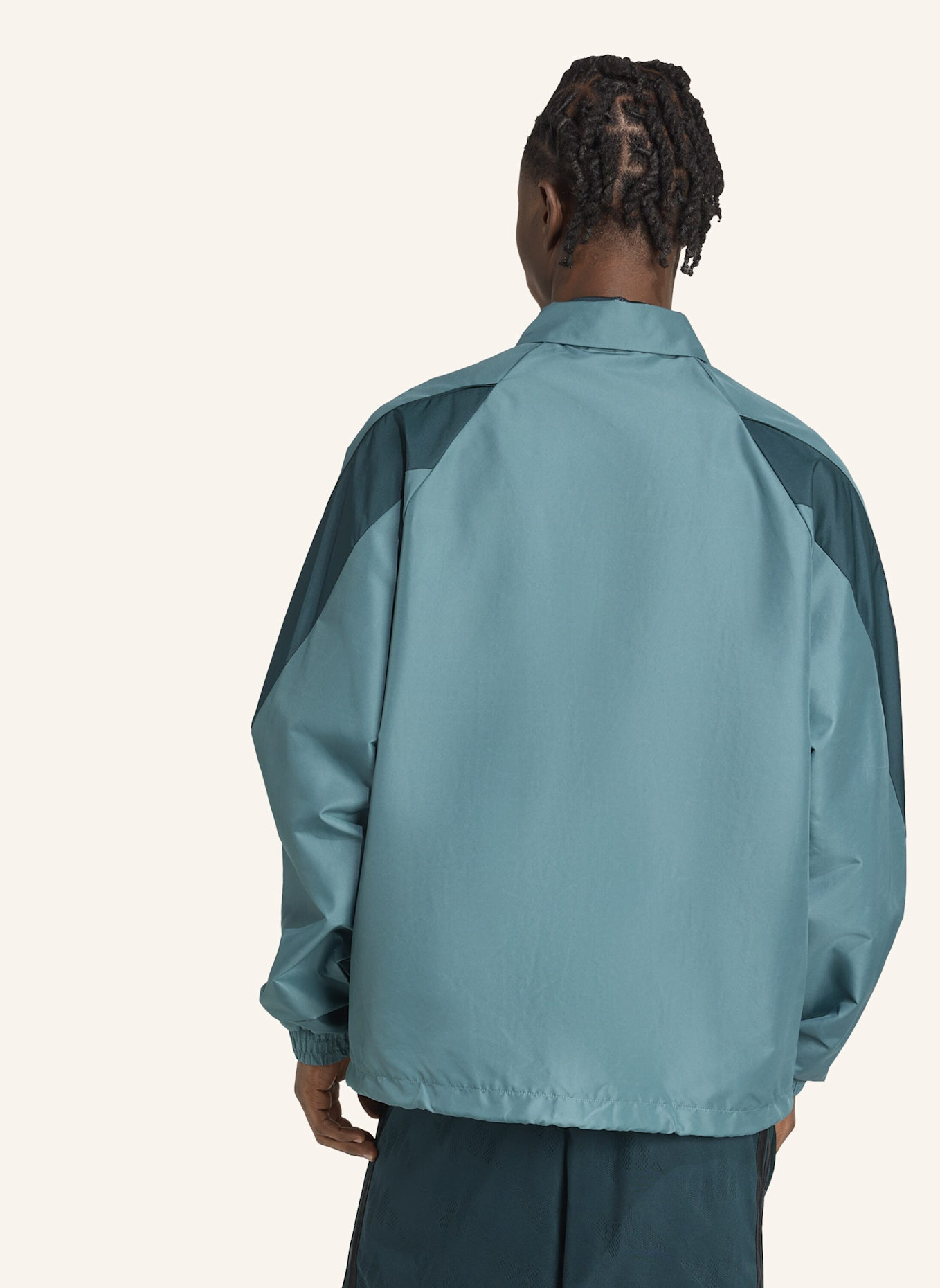 adidas STADIUM TRAININGSJACKE: TÜRKIS/ GRÜN