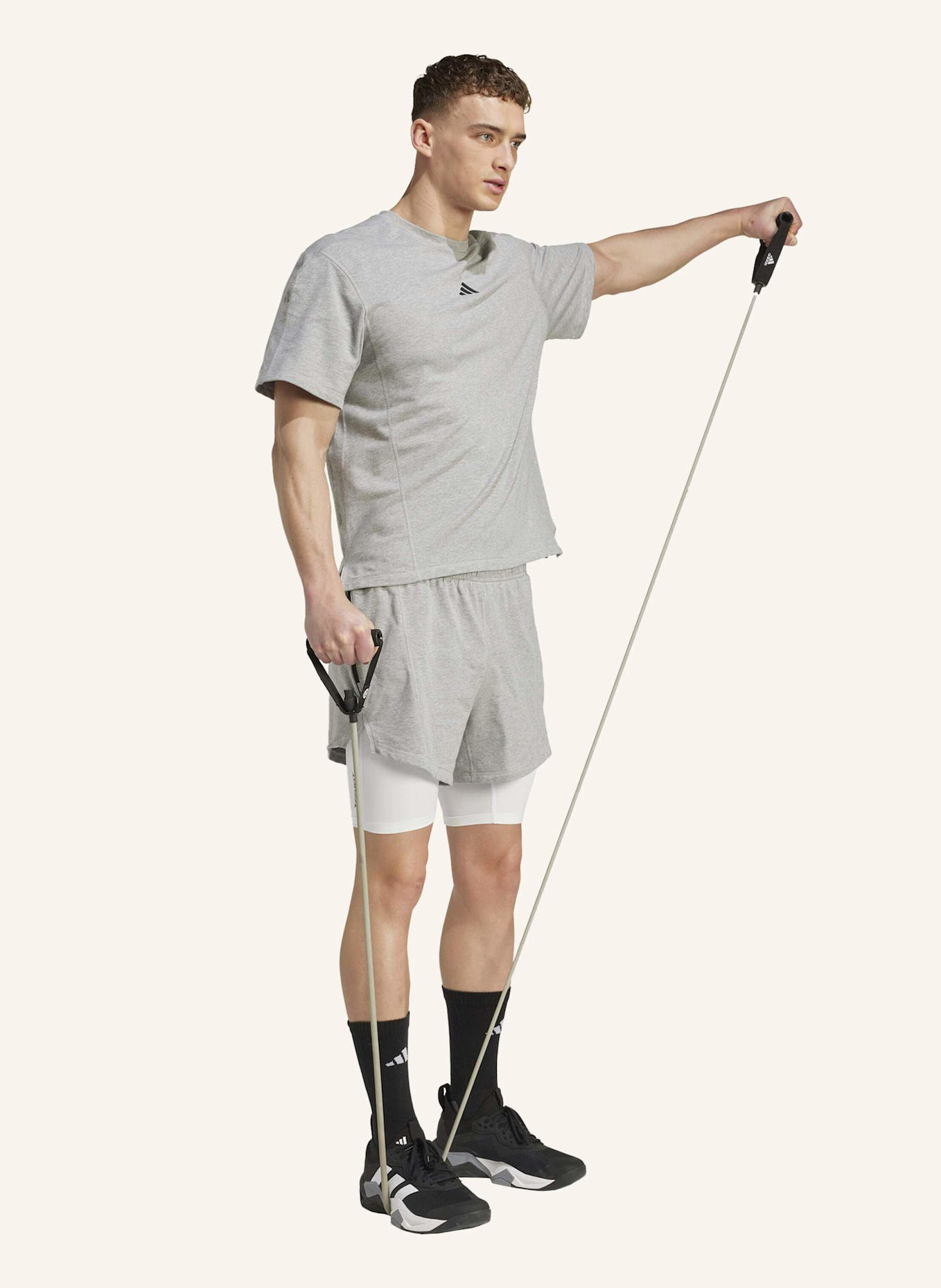 adidas D4T X T-SHIRT: GRAU