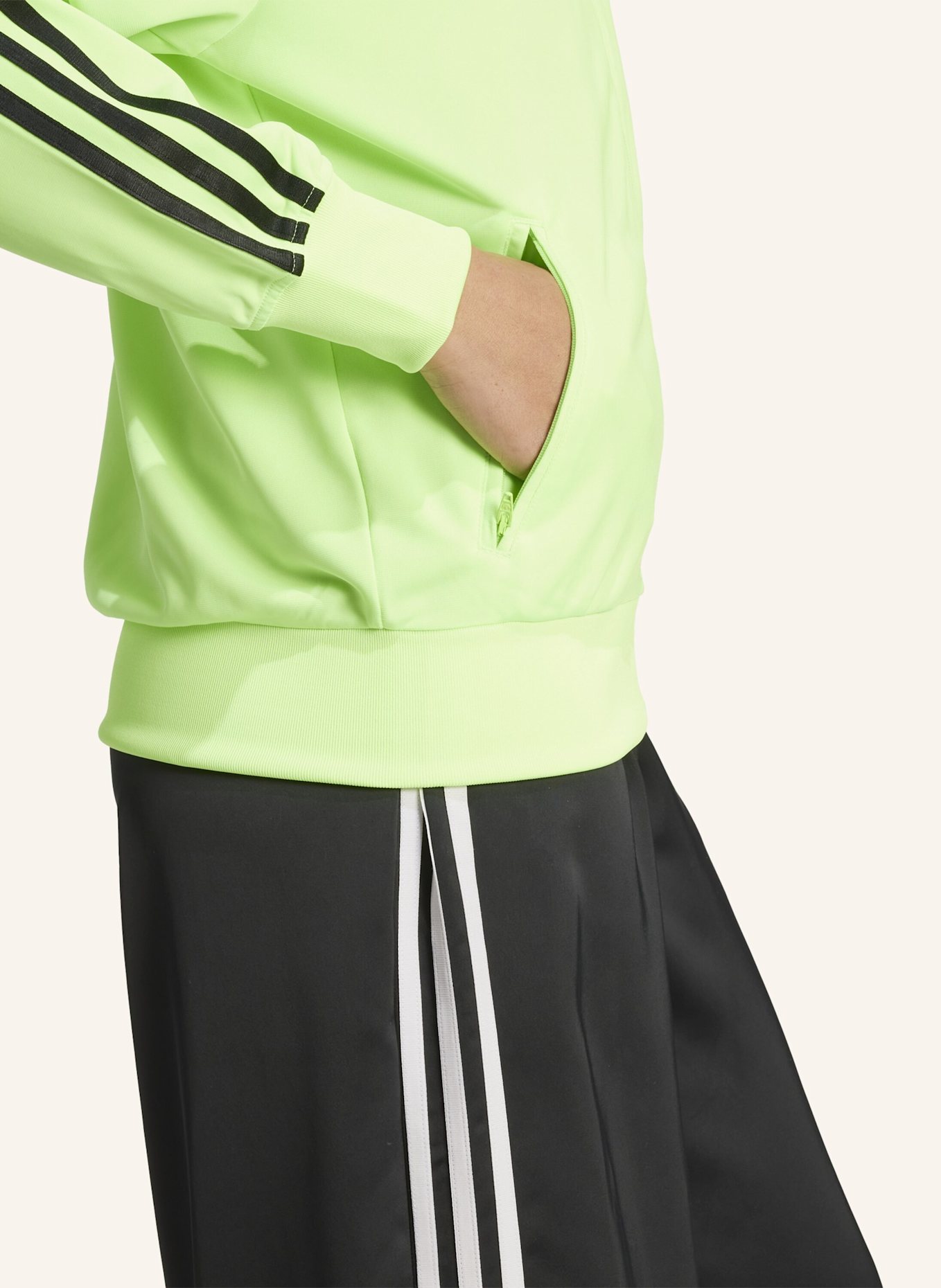 adidas Originals Trainingsjacke FIREBIRD: GRÜN/ SCHWARZ