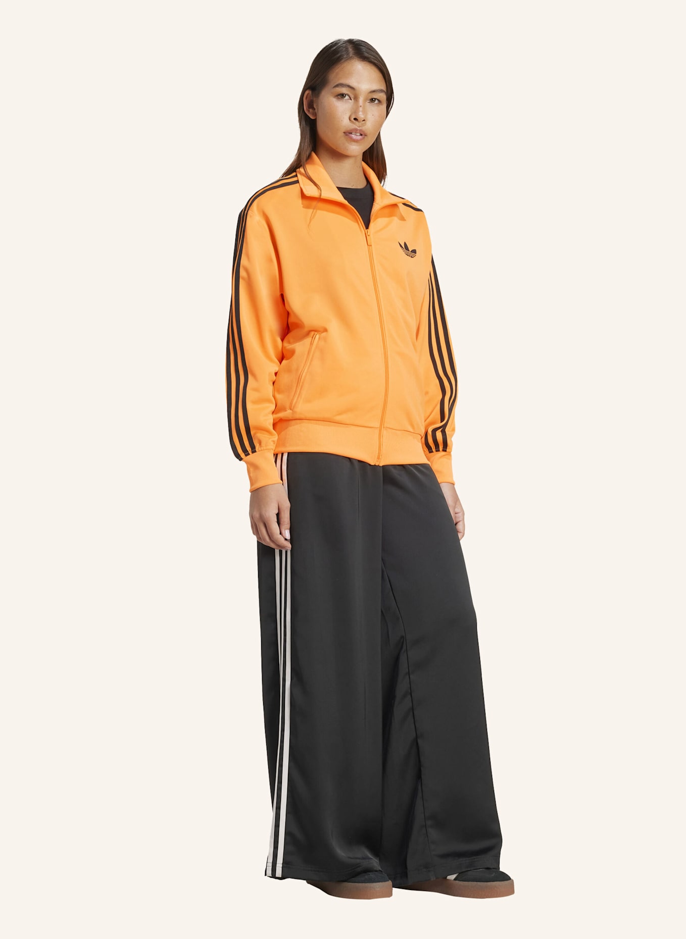 adidas Originals Trainingsjacke FIREBIRD: ORANGE/ SCHWARZ
