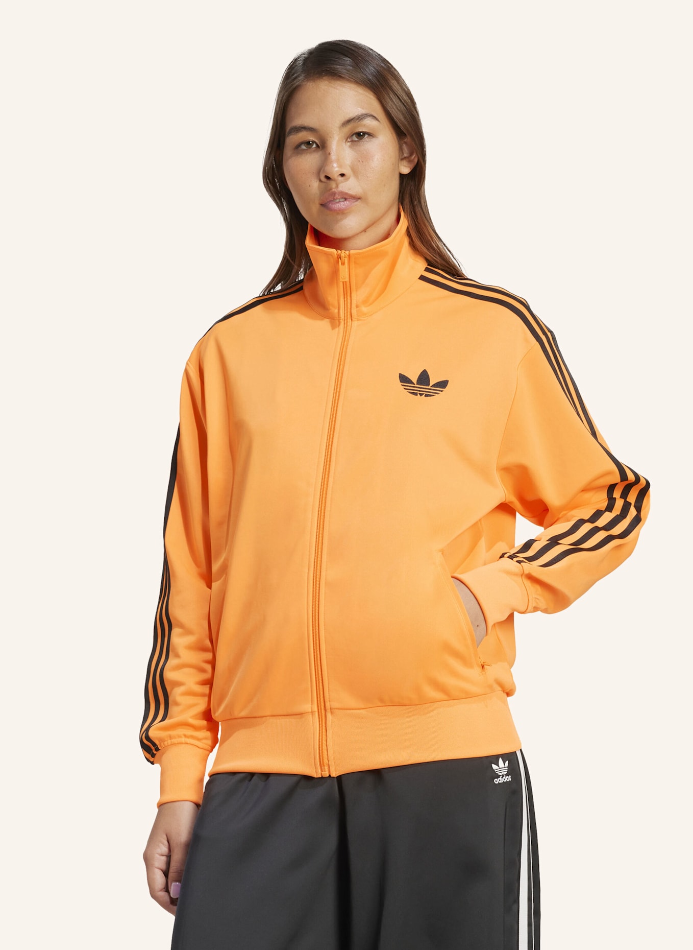 adidas Originals Trainingsjacke FIREBIRD: ORANGE/ SCHWARZ