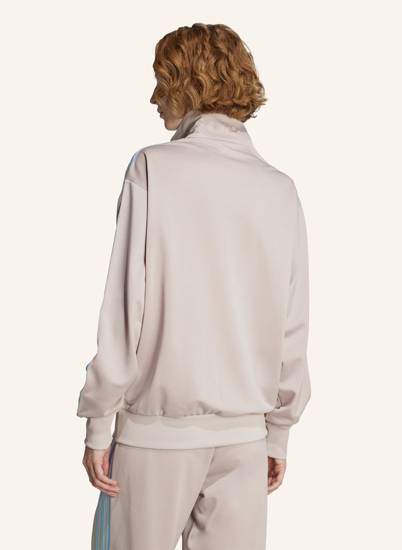 adidas Originals Trainingsjacke FIREBIRD: BEIGE/ BLAU