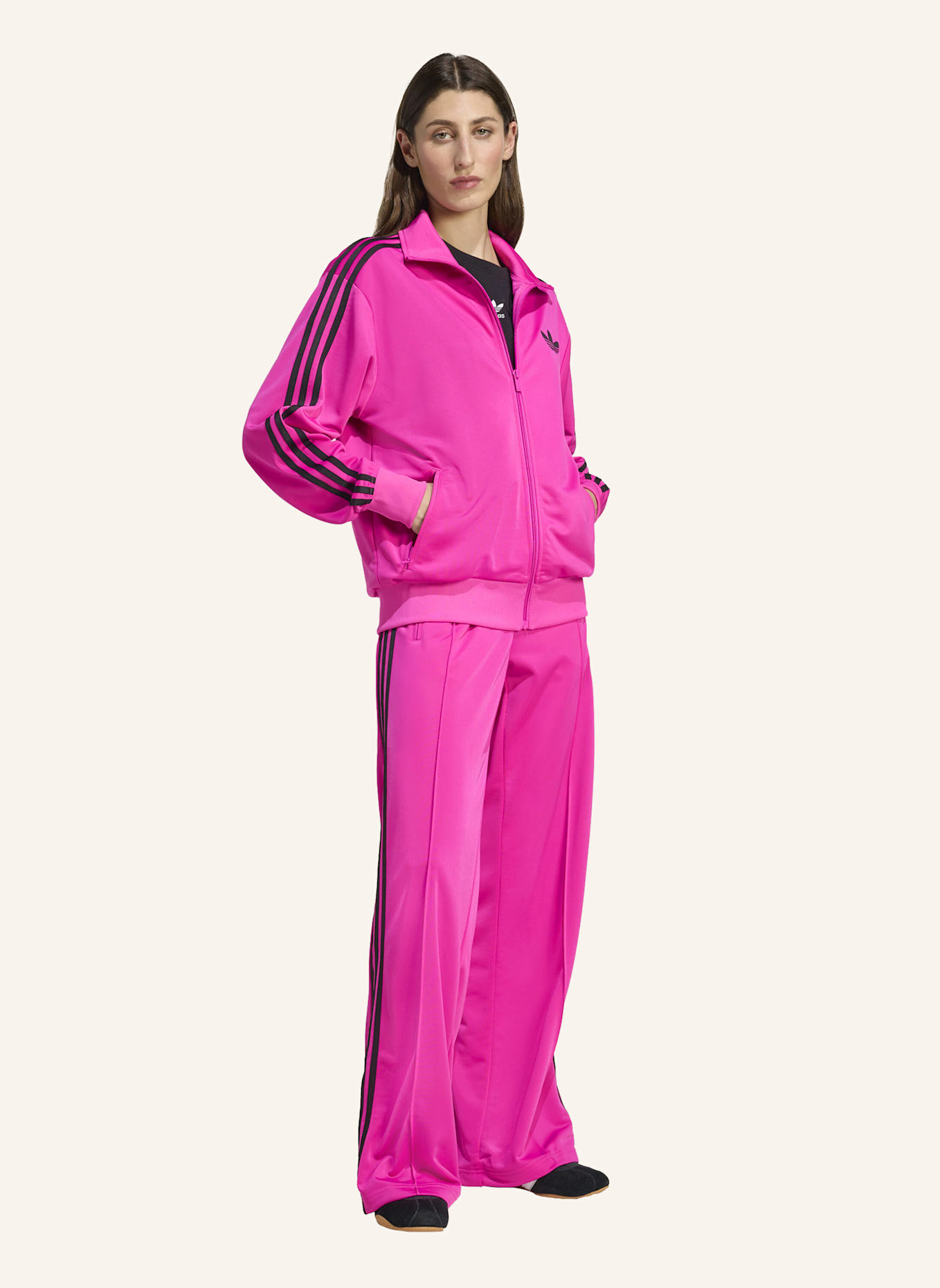 adidas Originals Trainingsjacke FIREBIRD: SCHWARZ