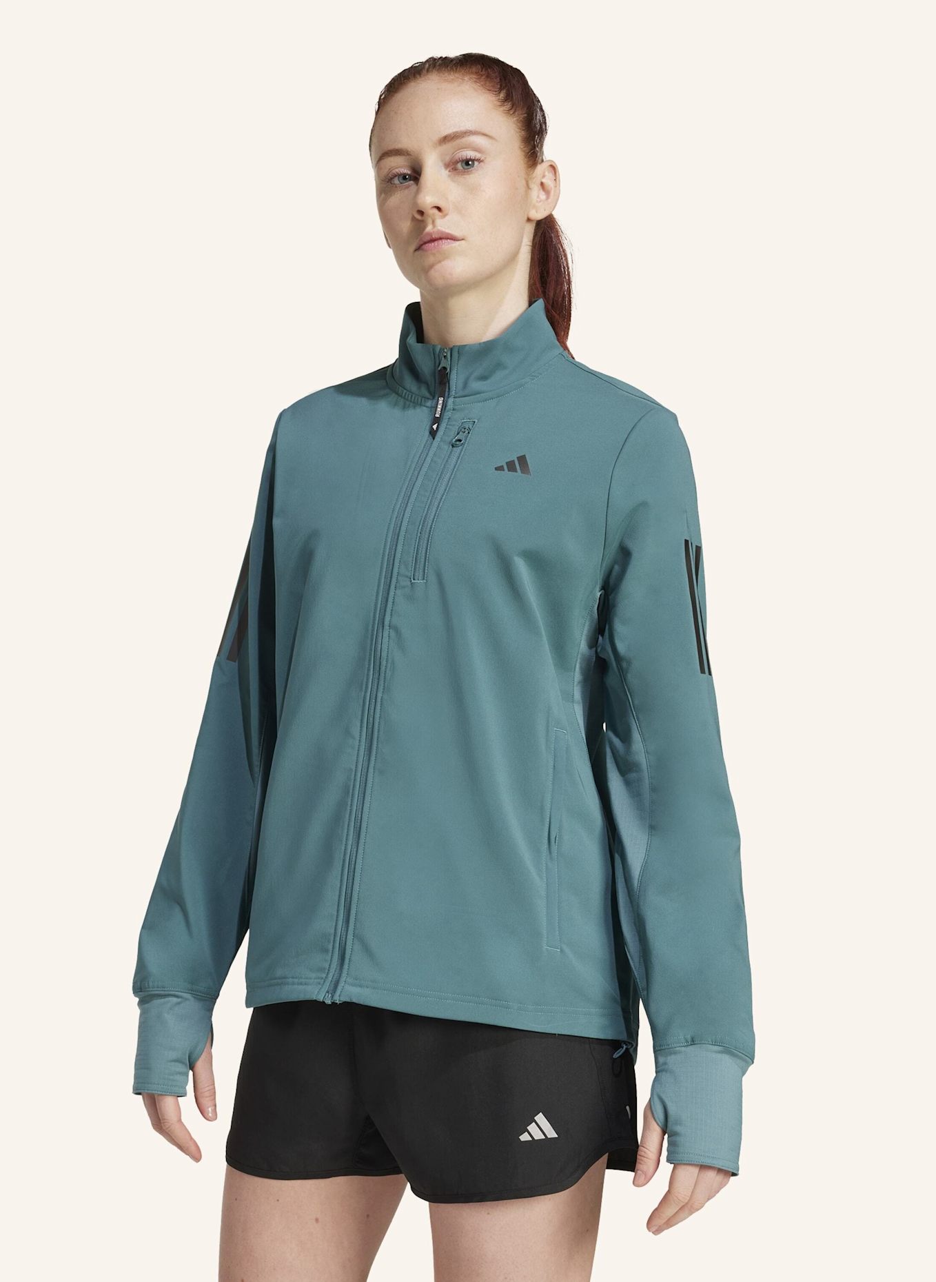 adidas OWN THE RUN WINTERIZED JACKE: TÜRKIS