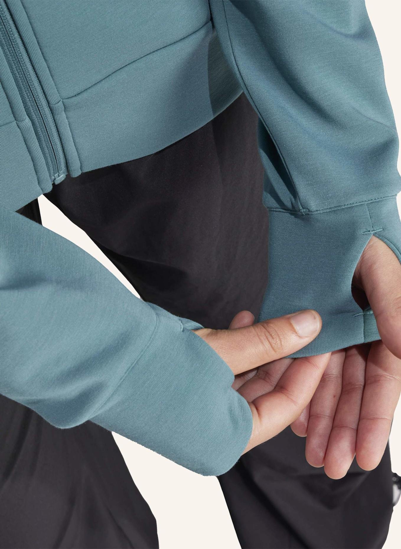 adidas DESIGNED 4 TRAINING KAPUZENJACKE: TÜRKIS