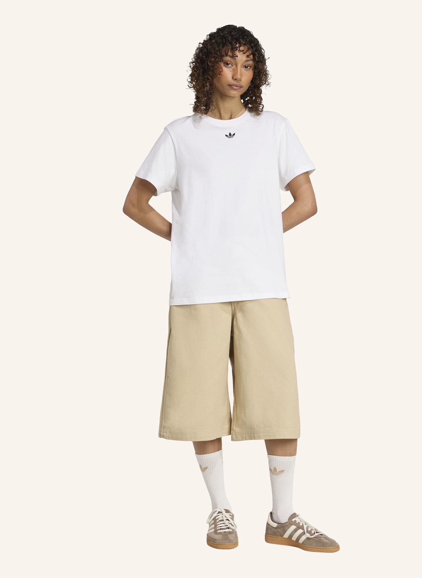 adidas Originals FIREBIRD UTILITY SHORTS: BEIGE