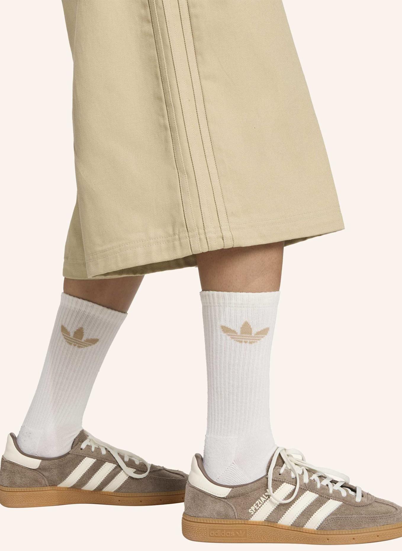 adidas Originals FIREBIRD UTILITY SHORTS: BEIGE