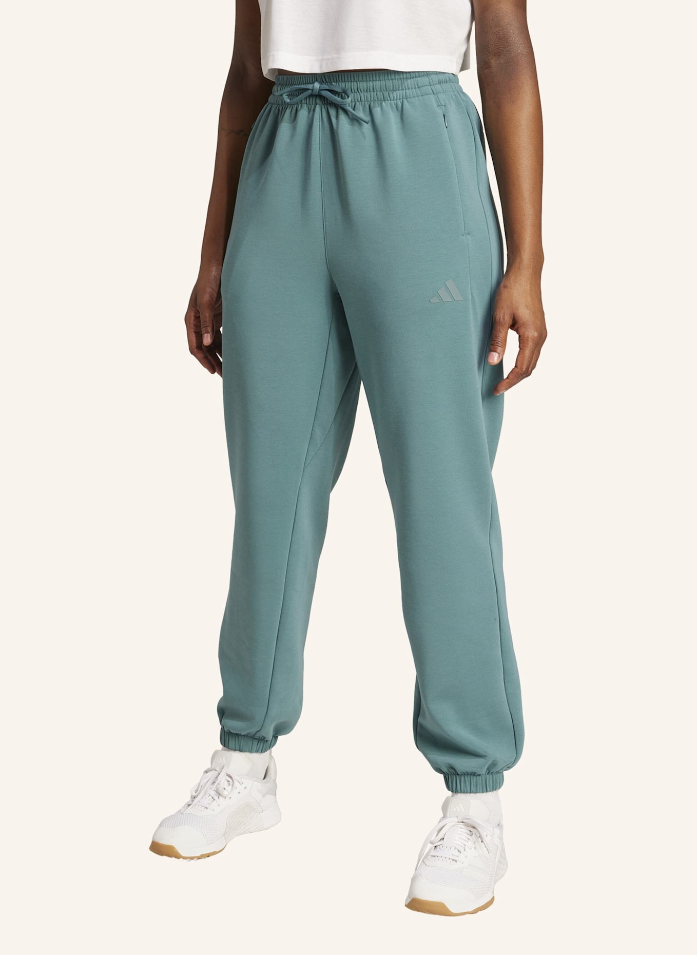 adidas DESIGNED FOR TRAINING WARM-UP HOSE: TÜRKIS