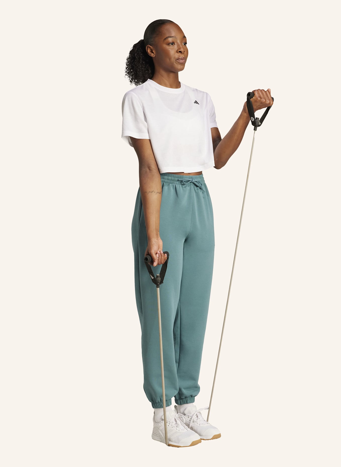 adidas DESIGNED FOR TRAINING WARM-UP HOSE: TÜRKIS