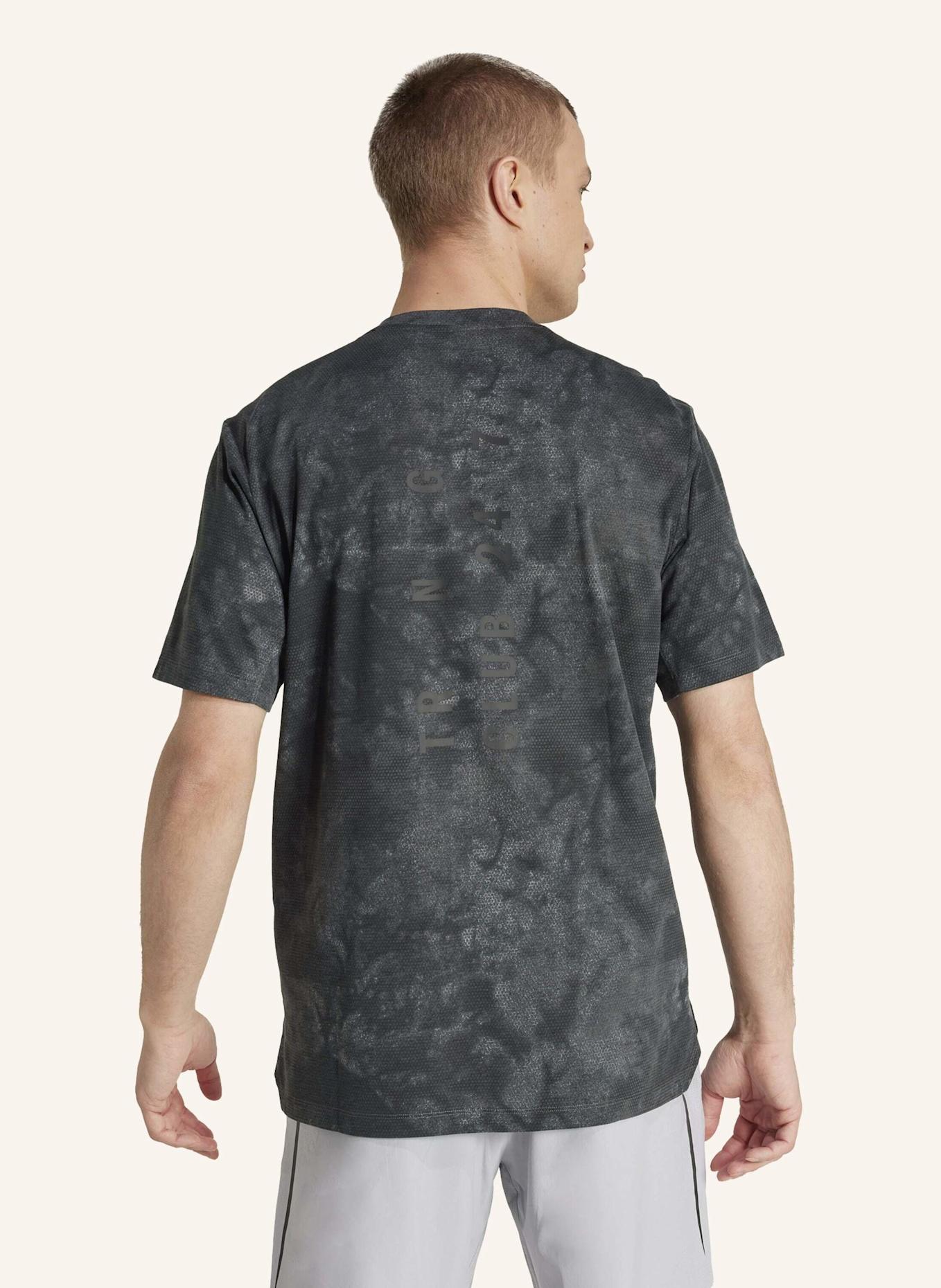 adidas PRIMELIFT GRAPHIC T-SHIRT: GRAU/ SCHWARZ