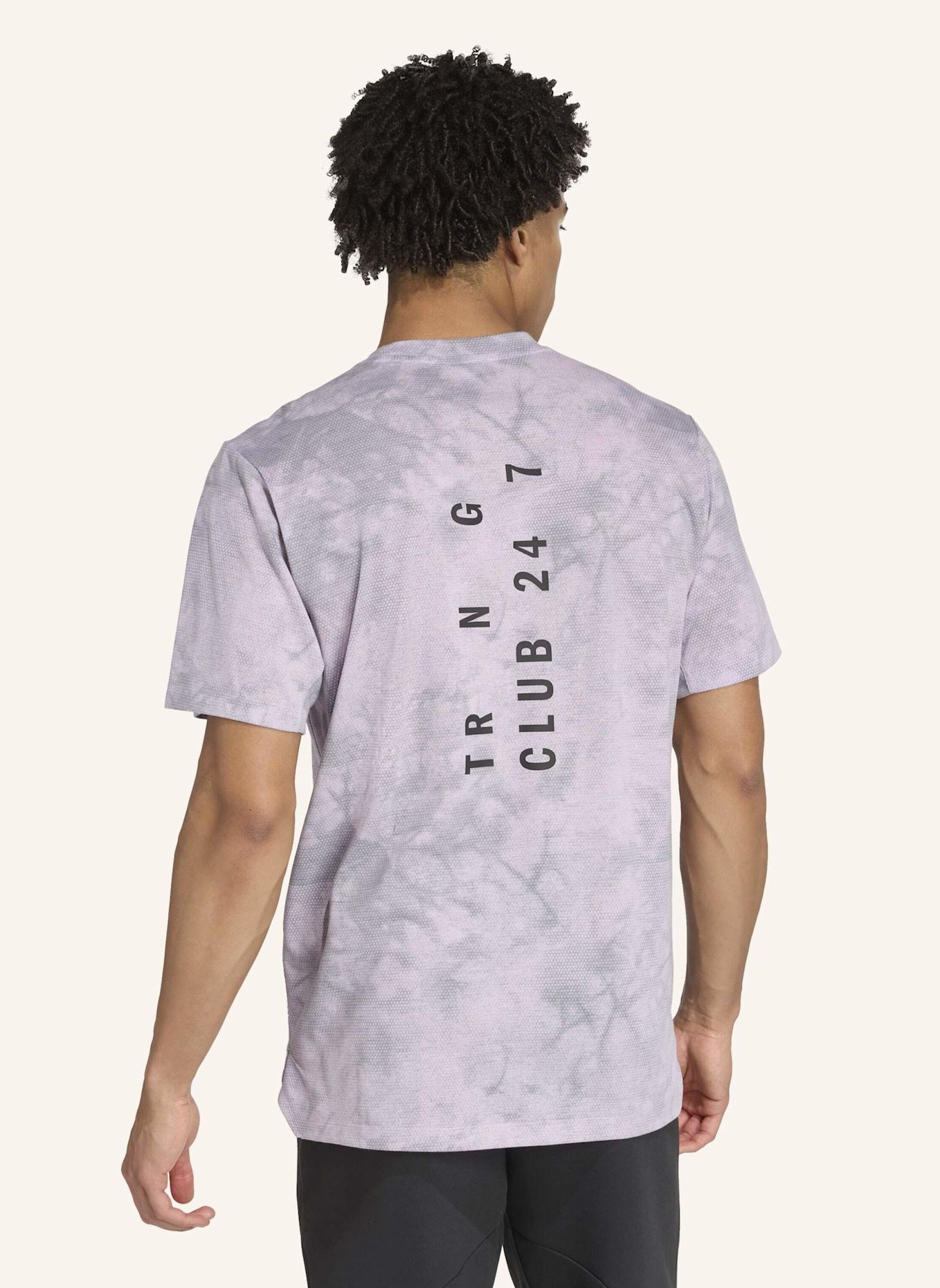 adidas PRIMELIFT GRAPHIC T-SHIRT: GRAU