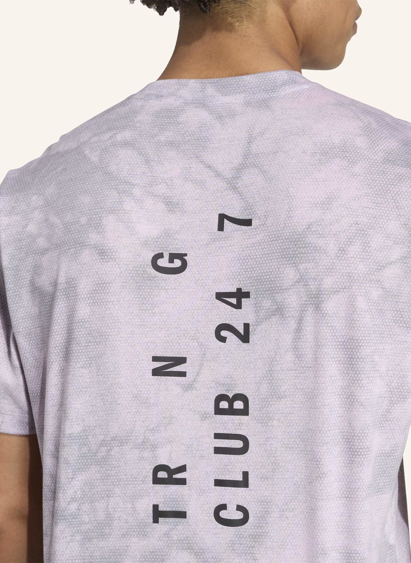 adidas PRIMELIFT GRAPHIC T-SHIRT: GRAU