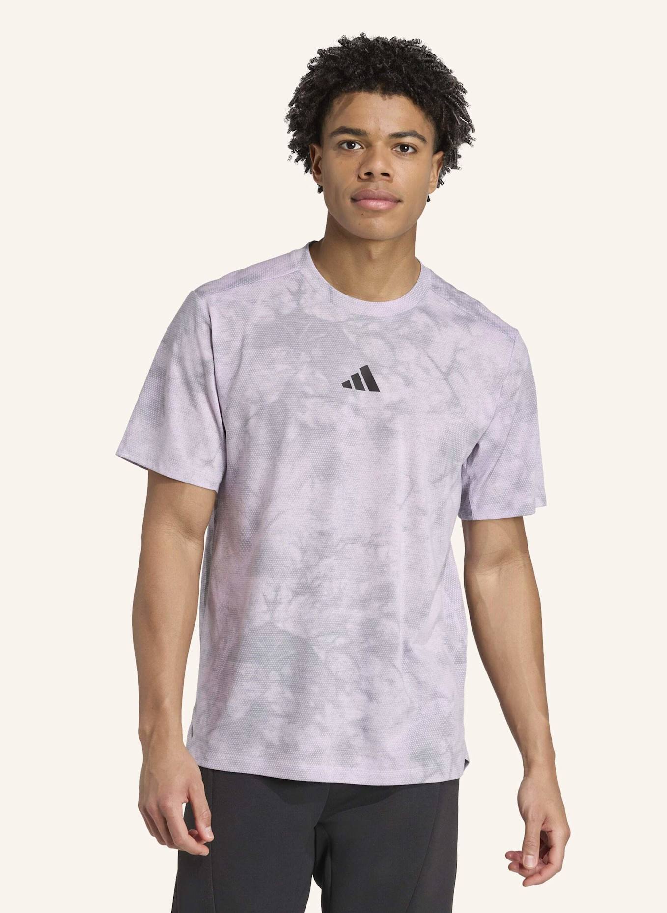 adidas PRIMELIFT GRAPHIC T-SHIRT: GRAU