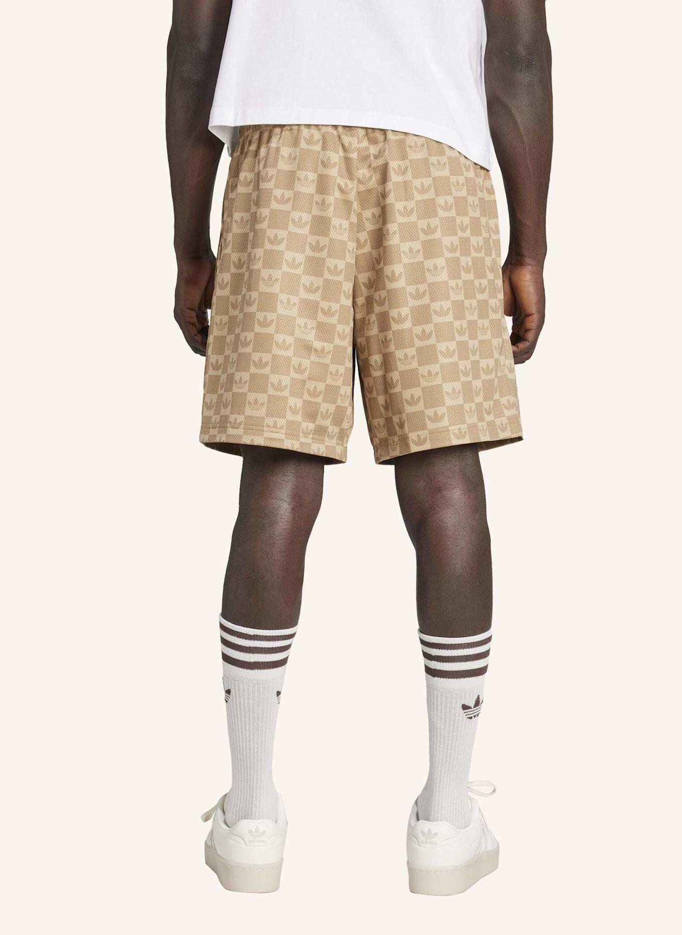 adidas Originals MONOGRAM REGULAR MESH SHORTS: BRAUN