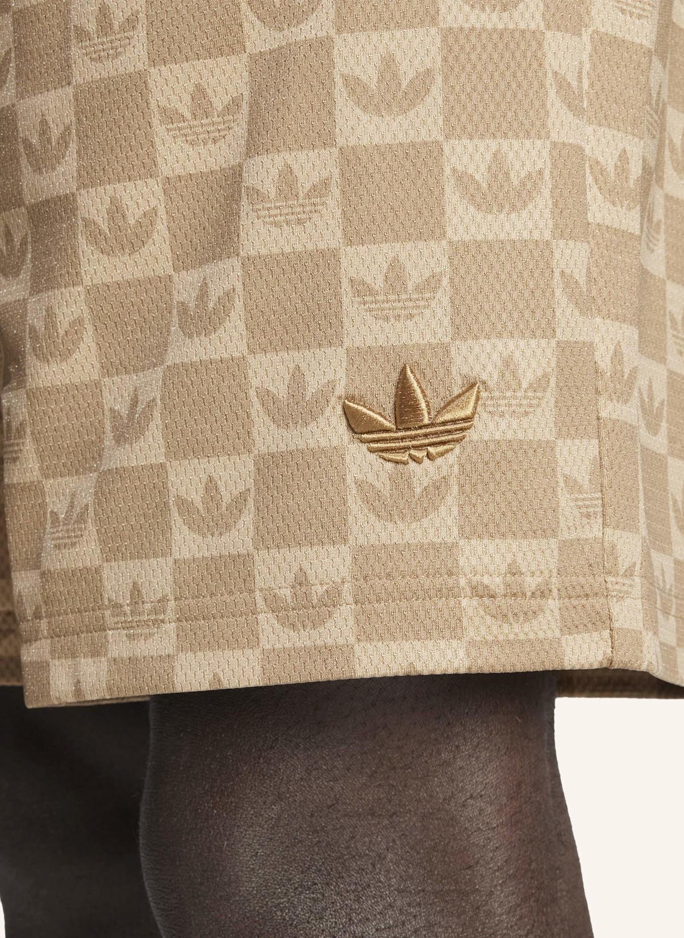 adidas Originals MONOGRAM REGULAR MESH SHORTS: BRAUN