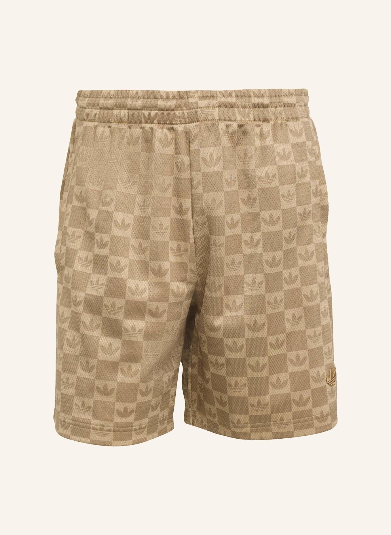 adidas Originals MONOGRAM REGULAR MESH SHORTS: BRAUN