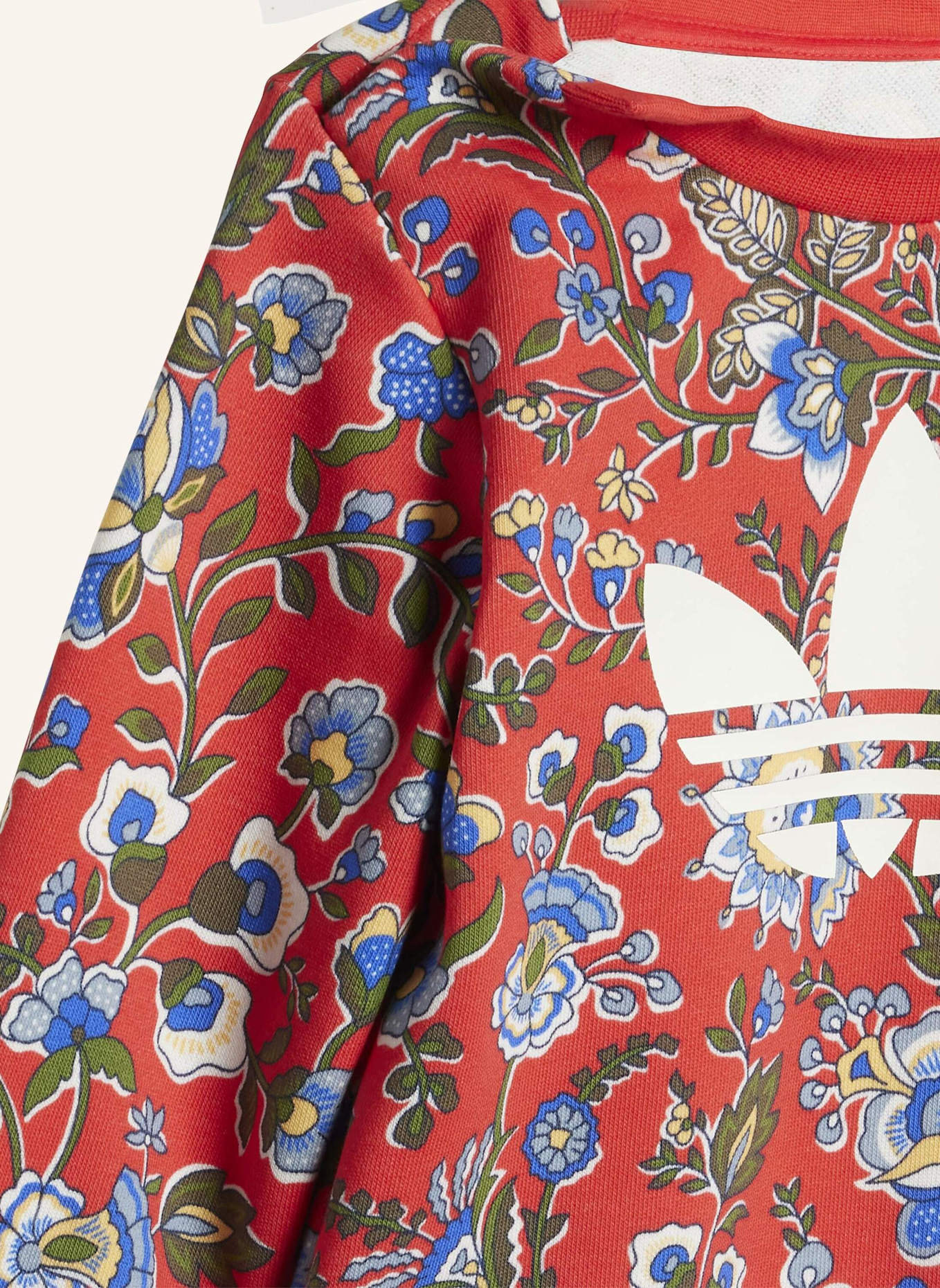 adidas Originals ADIDAS ORIGINALS X LIBERTY LONDON CREW SET FÜR KINDER: ROT