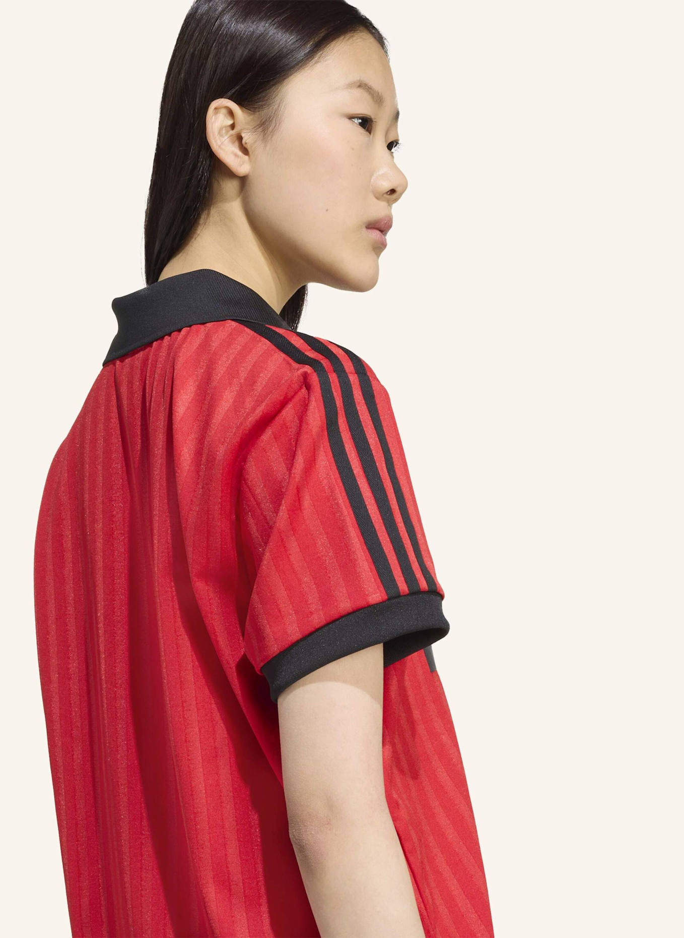 adidas Originals GRAPHIC FOOTBALL-INSPIRED JERSEY: ROT