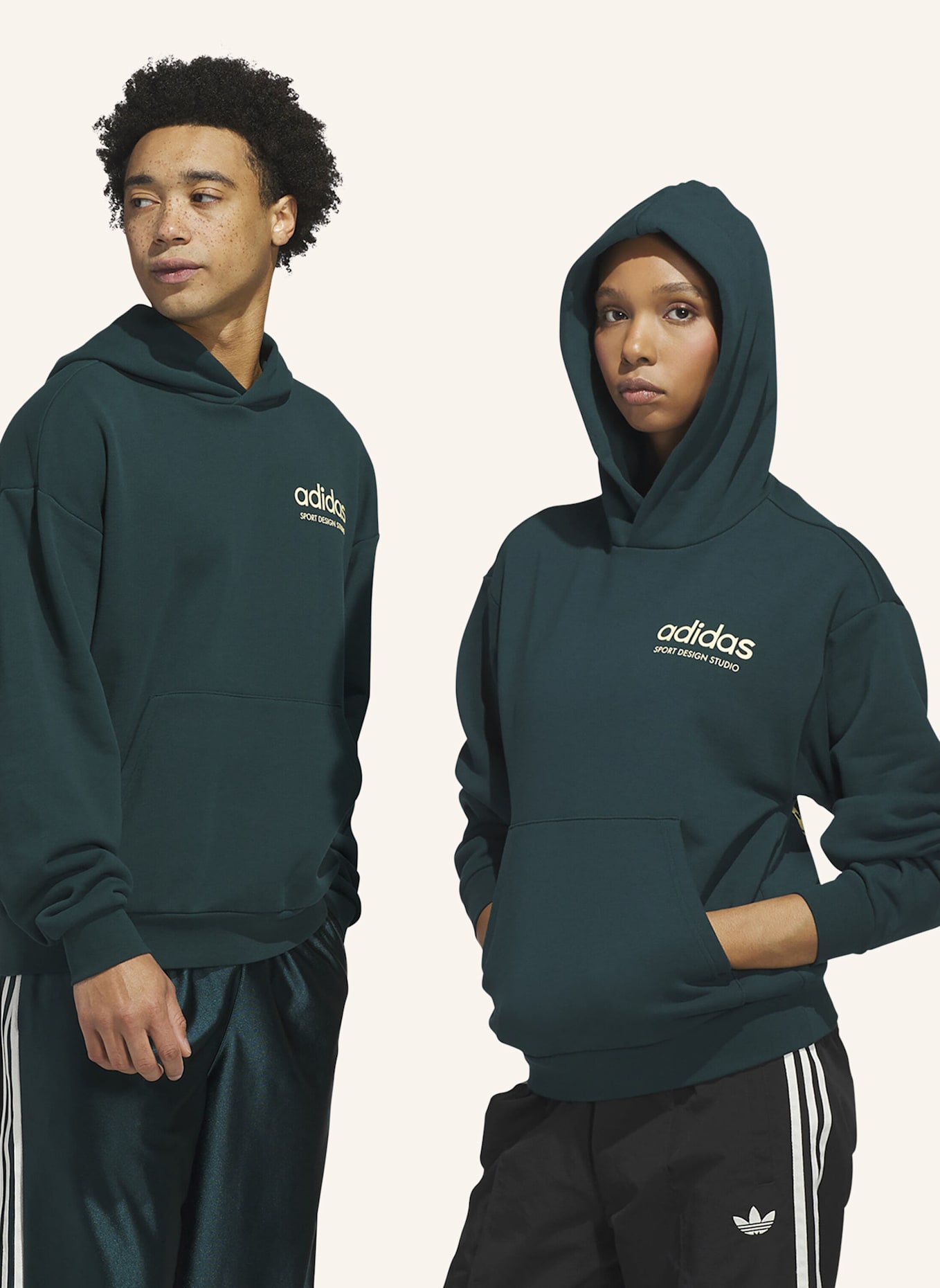 adidas Originals NUR DAS BESTE FÜR SPORTLER HOODIE: GRÜN