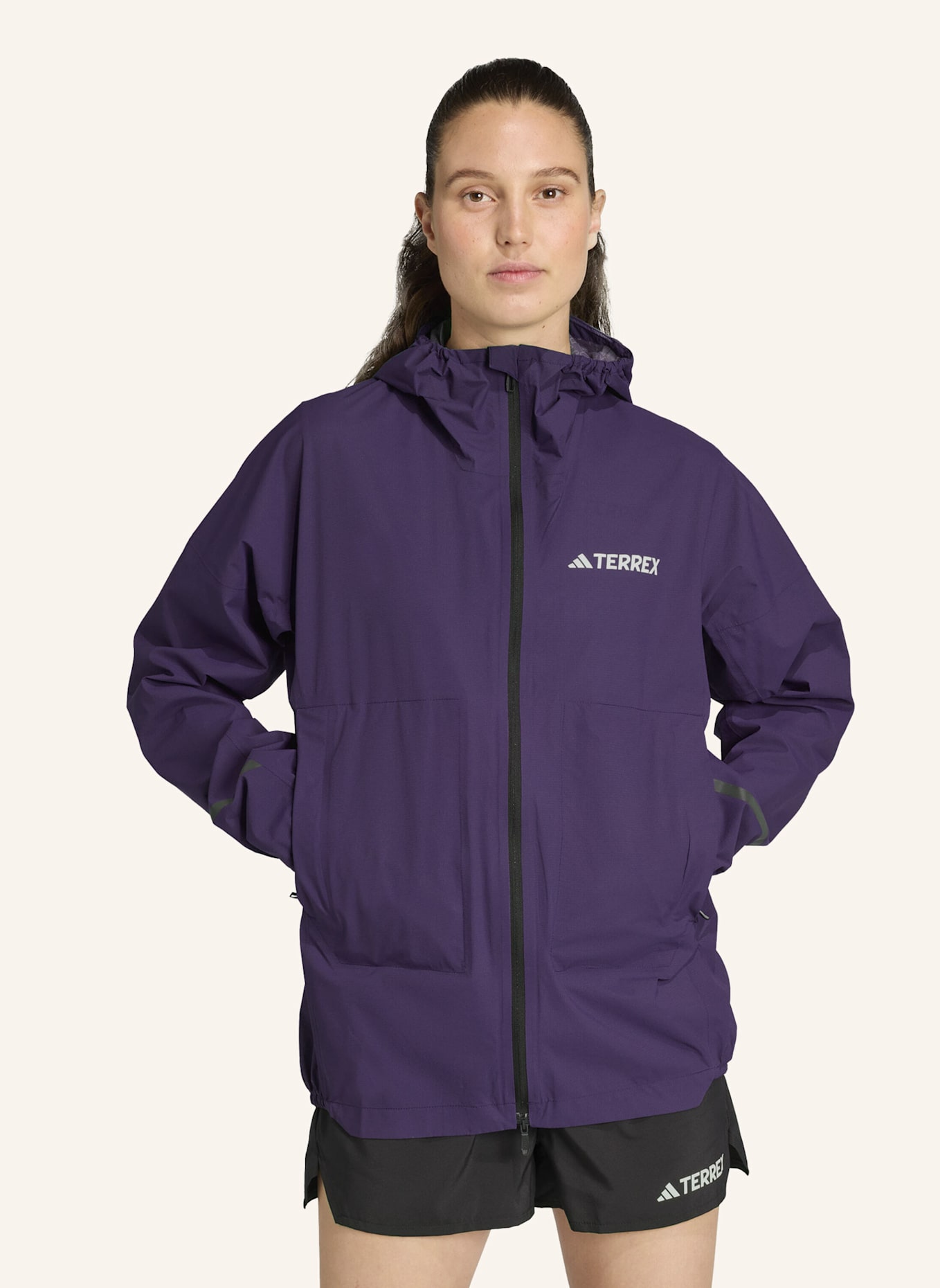 adidas TERREX TERREX XPERIOR 2.5 LAYER LIGHT CLIMAPROOF JACKE: LILA