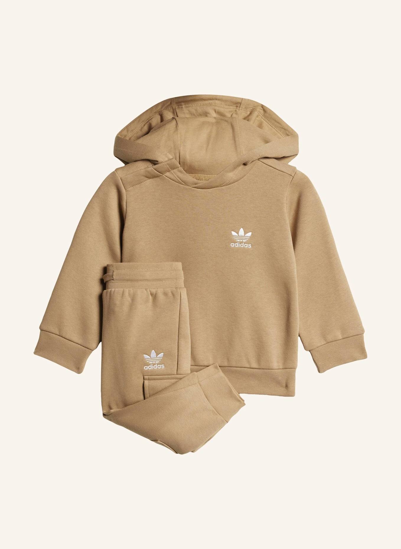 adidas Originals KIDS CARGO HOODIE-SET: BRAUN