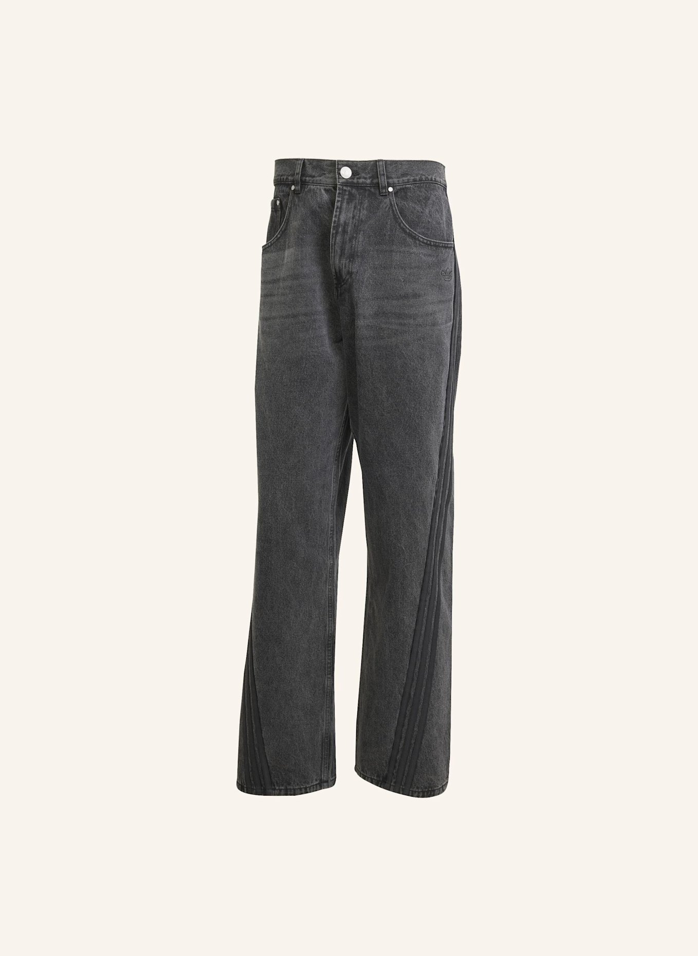 adidas Originals ADILENIUM SEASON 3 LOOSE FIT JEANS: SCHWARZ