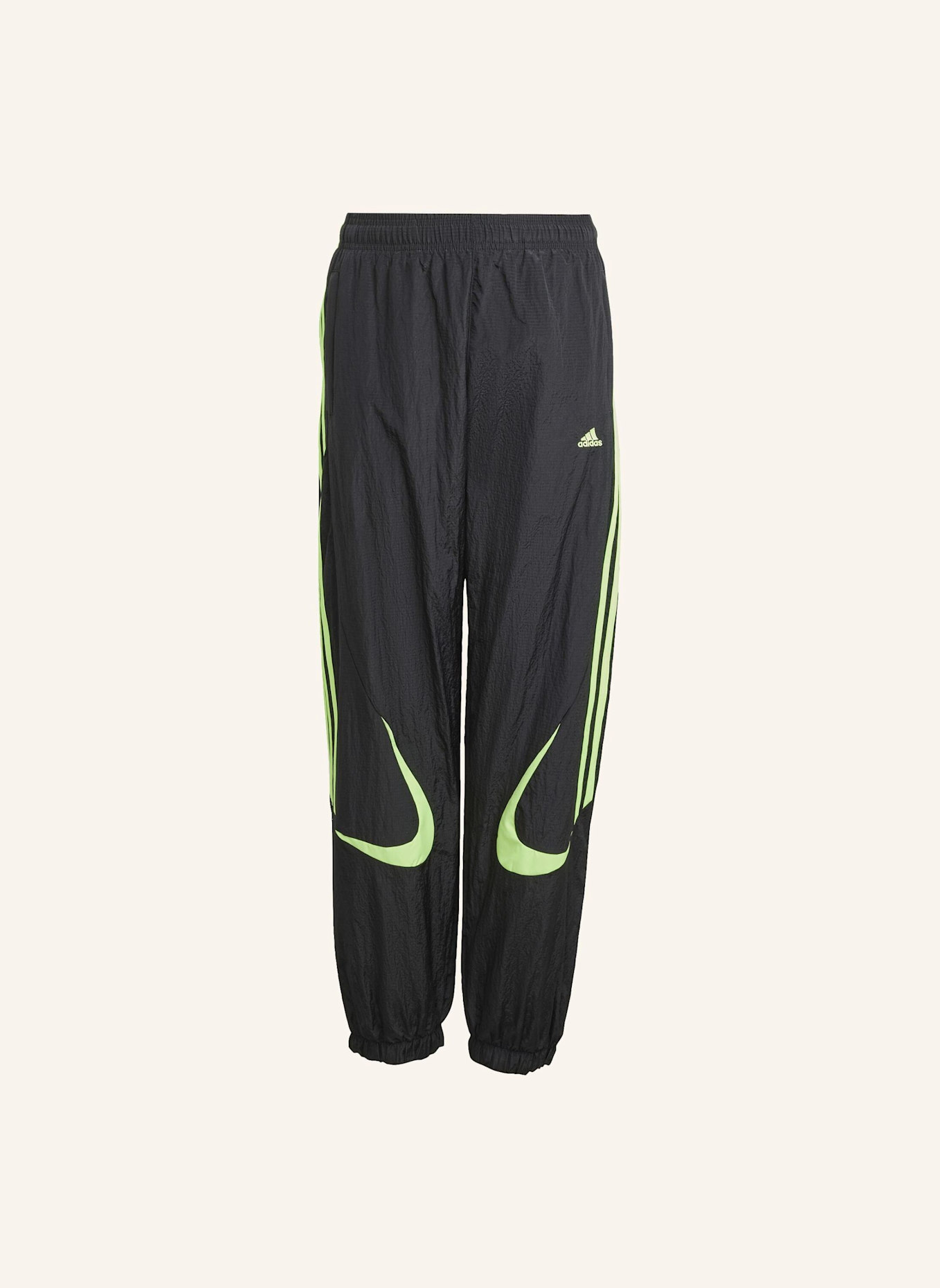 adidas Originals TEAMGEIST TRAININGSHOSE: SCHWARZ/ GRÜN