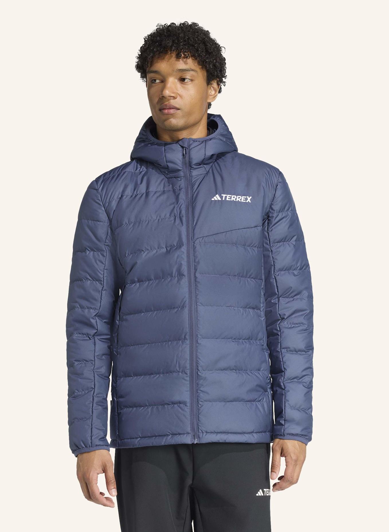 adidas TERREX TERREX MULTI LIGHT DOWN CLIMAWARM KAPUZENJACKE: BLAU