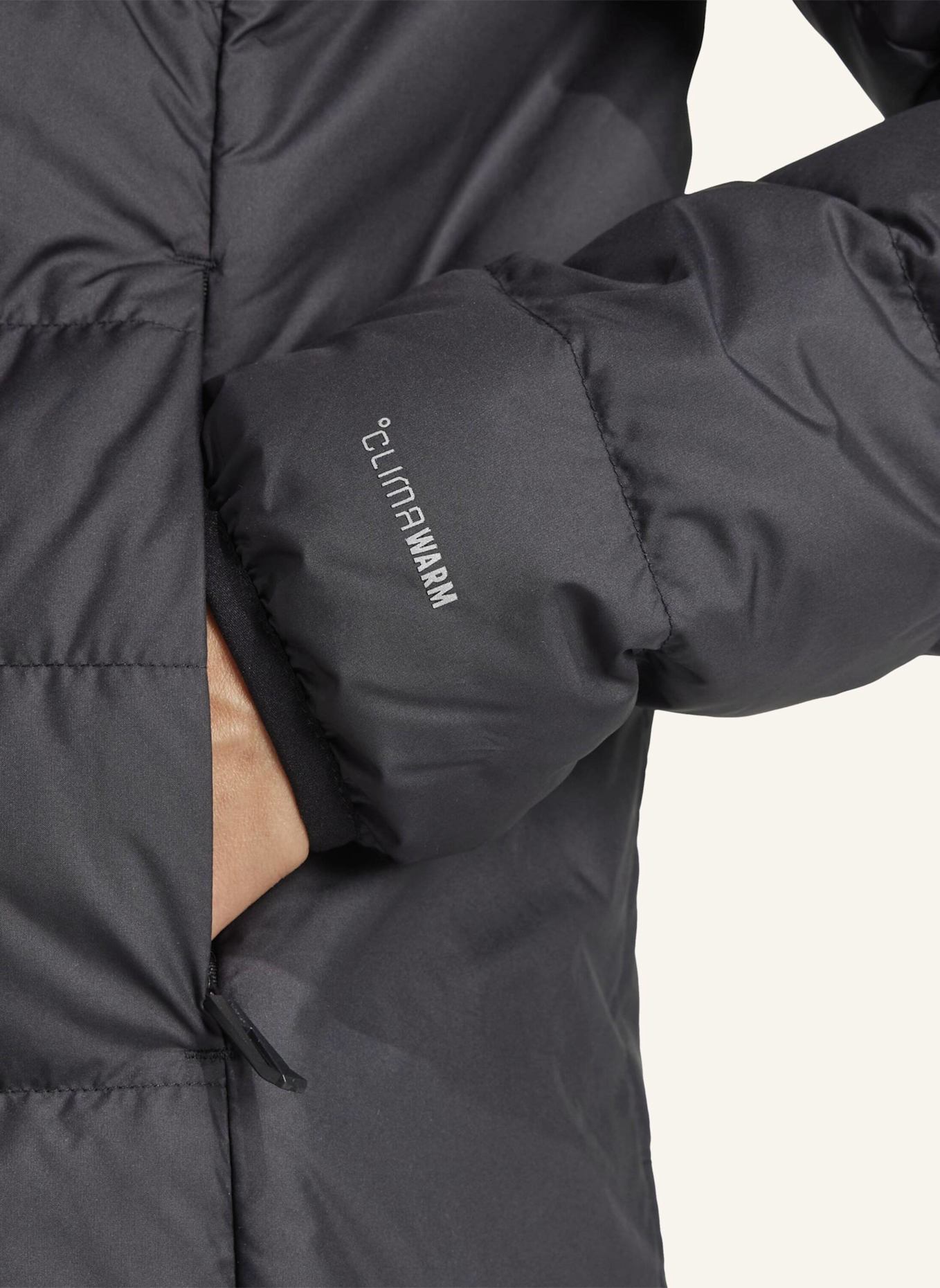 adidas TERREX TERREX MULTI LIGHT DOWN CLIMAWARM KAPUZENJACKE: SCHWARZ