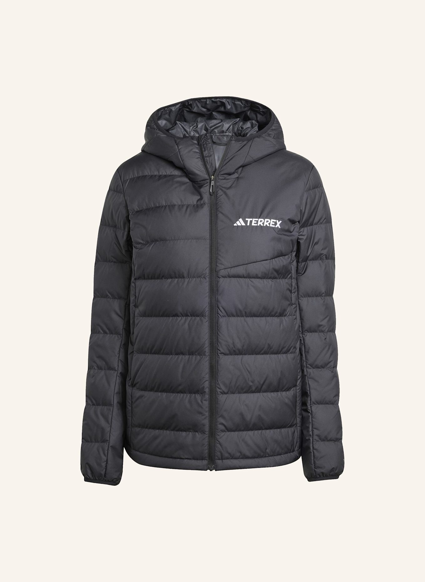 adidas TERREX TERREX MULTI LIGHT DOWN CLIMAWARM KAPUZENJACKE: SCHWARZ